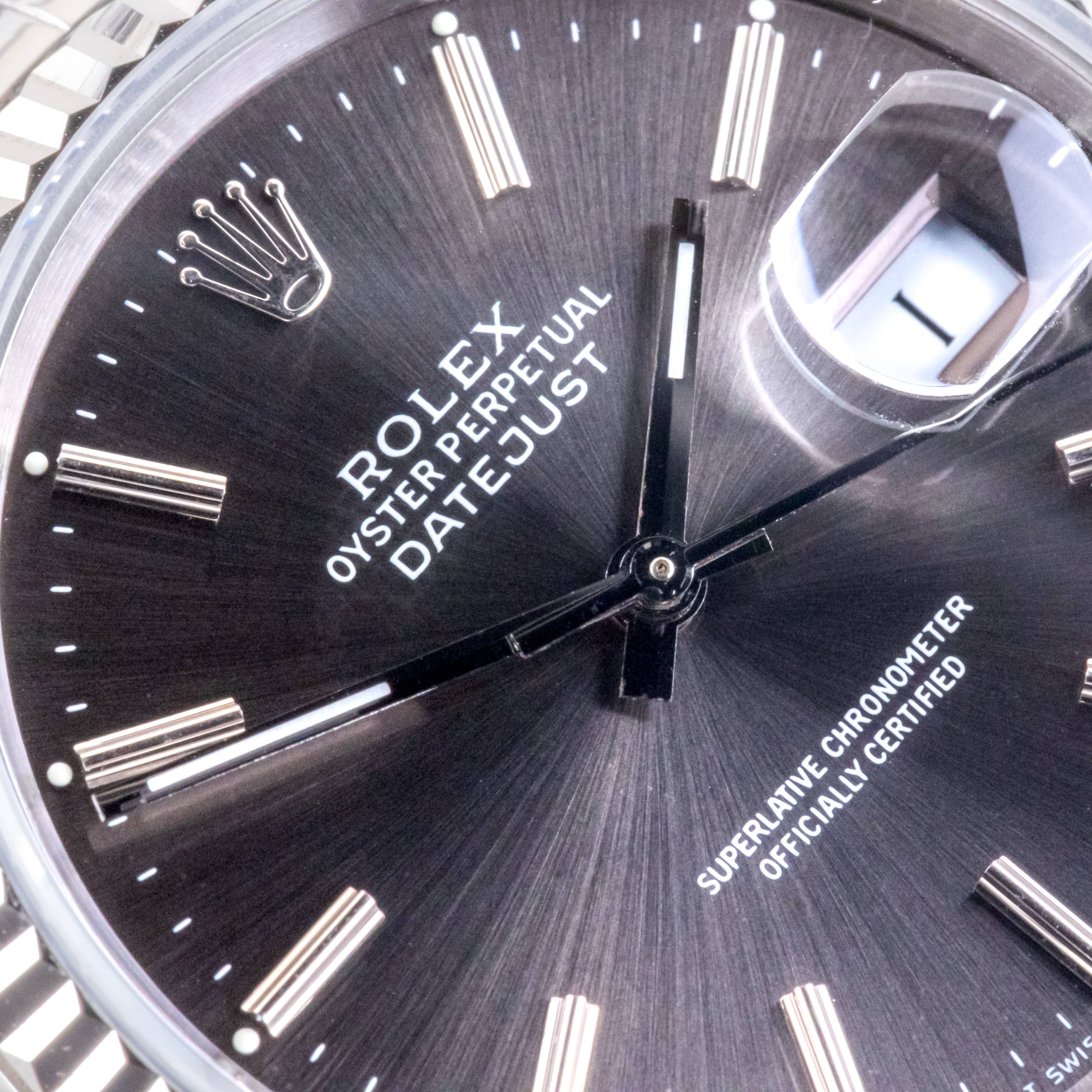 Rolex Oyster Perpetual Datejust Grey 16234 1988 (Vollständiger Satz) 2 Rolex Oyster Perpetual Datejust Grey 16234 1988 (Vollständiger Satz) – Bild 2