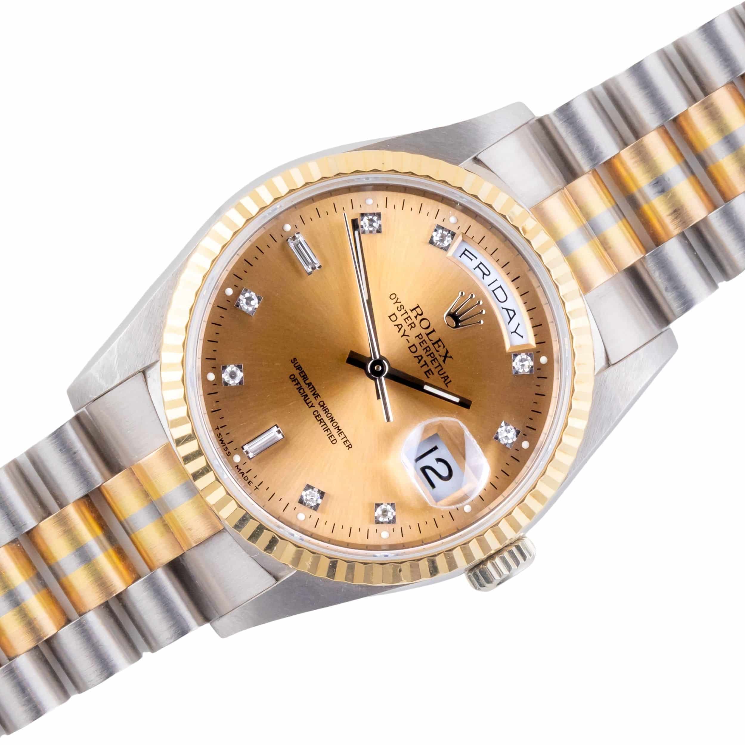 Rolex Day-Date Champagne Diamond 18239 1993 (Full Set) 1 rolex-day-date-18239-6