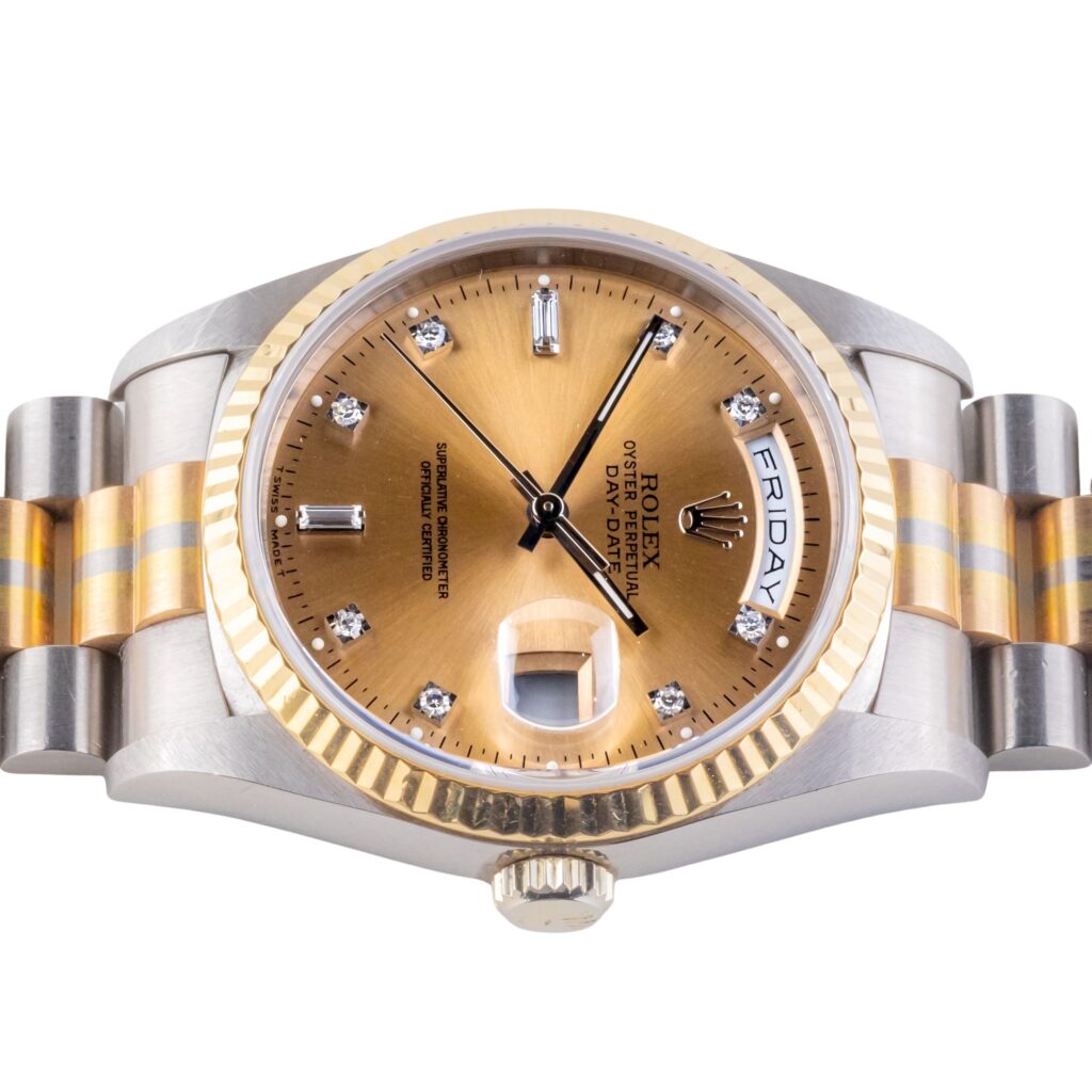 Rolex Day-Date Champagne Diamond 18239 1993 (Full Set) 13 2E0B1977 1CG 3M