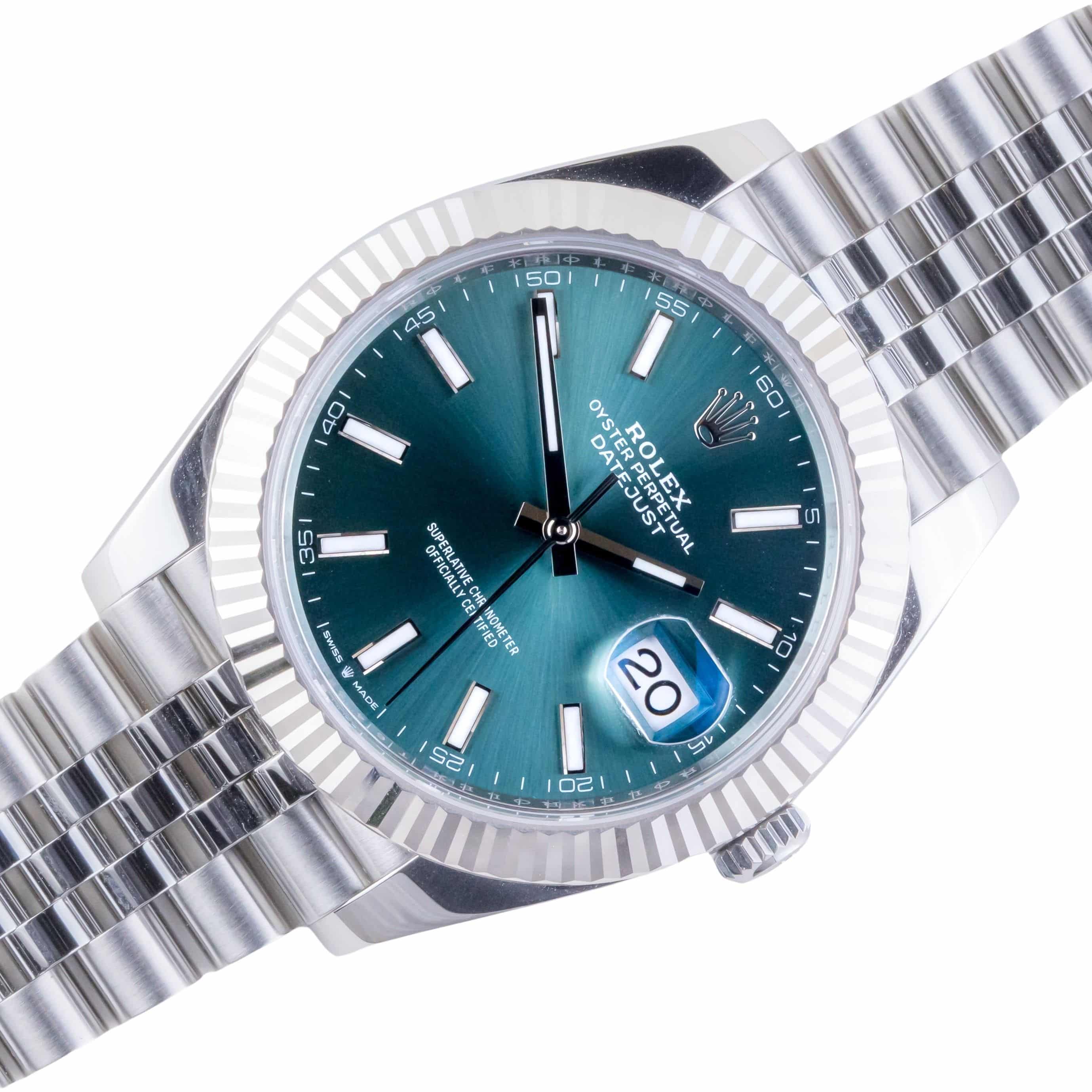 Rolex Datejust 41 Mint Green 126334 2025 (Vollständiger Satz) 1 rolex-datejust-126334-54