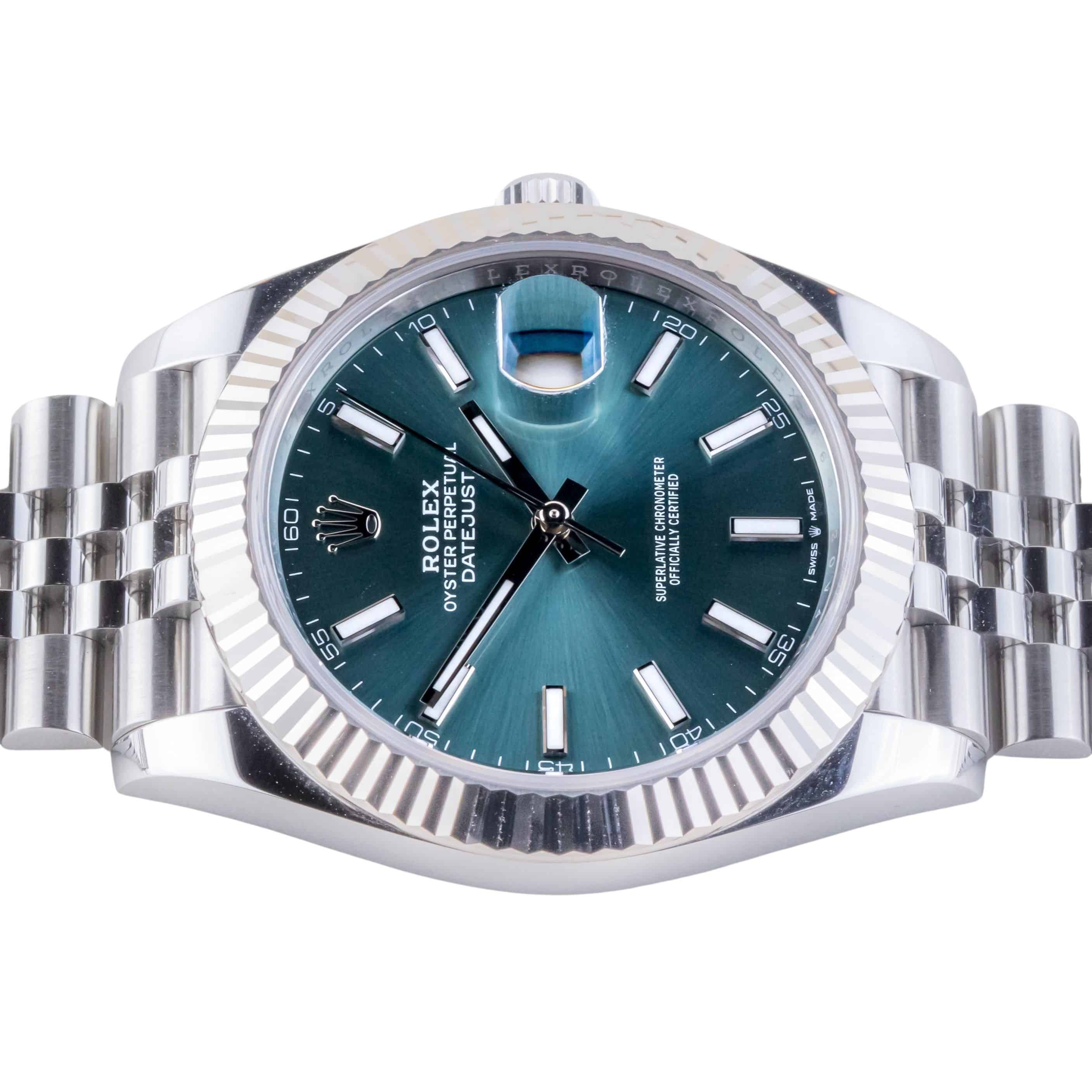 Rolex Datejust 41 Mint Green 126334 2025 (Vollständiger Satz) 5 Rolex Datejust 41 Mint Green 126334 2025 (Vollständiger Satz) – Bild 5