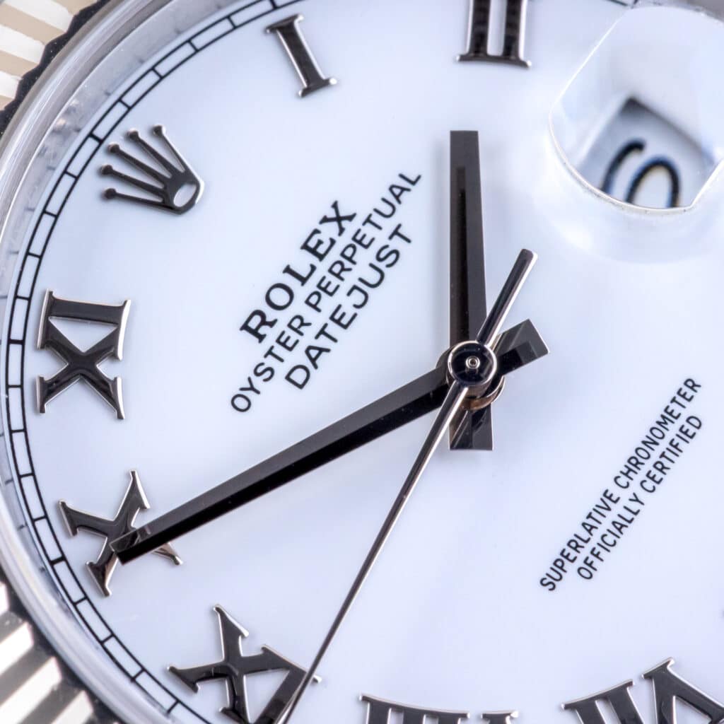 Alternative view of Rolex Datejust 41 White Roman 126334 2019 (Vollständiger Satz)