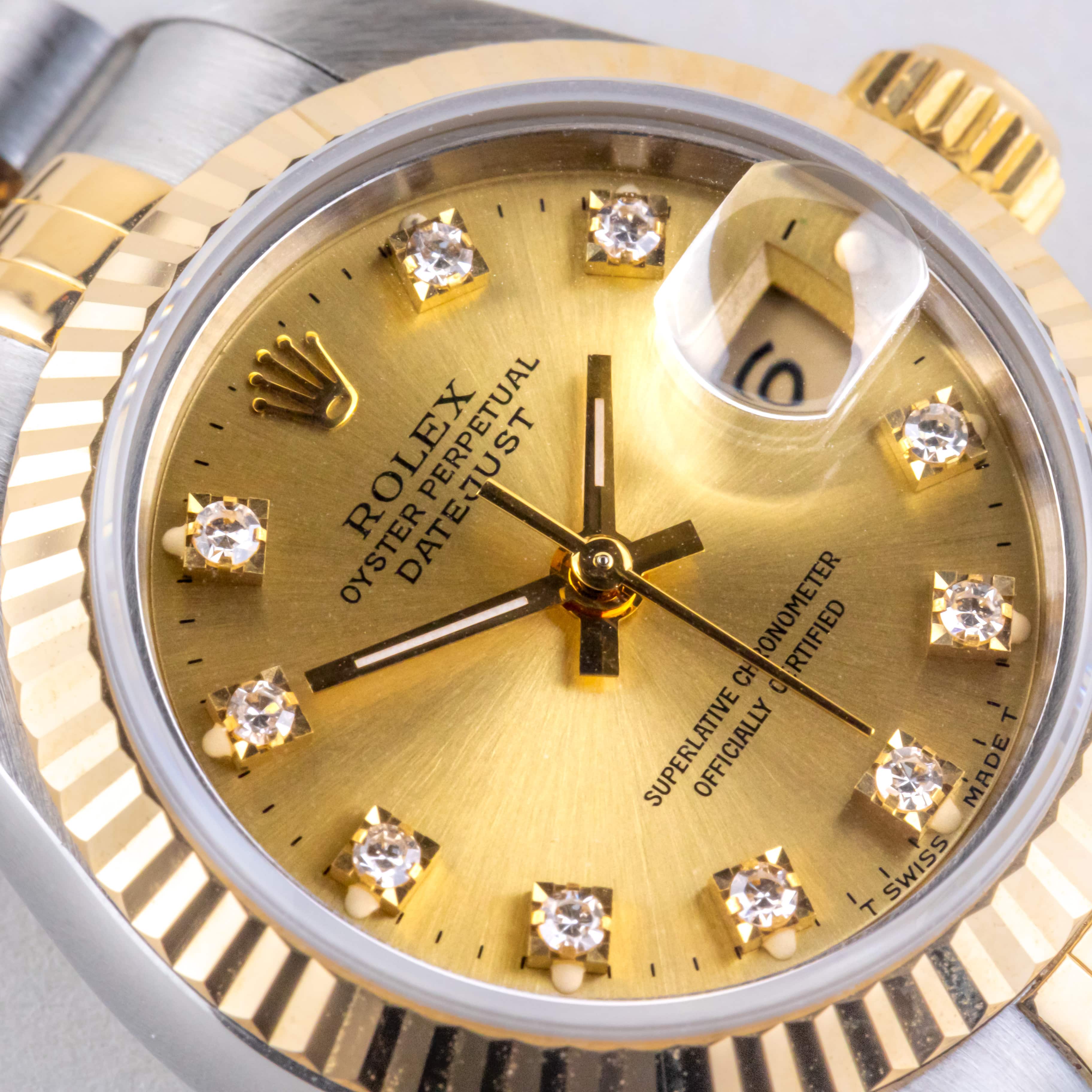 Rolex Lady-Datejust Silver Diamond 69173 1991 (Full Set) 2 2E0B2059 1CG 3M