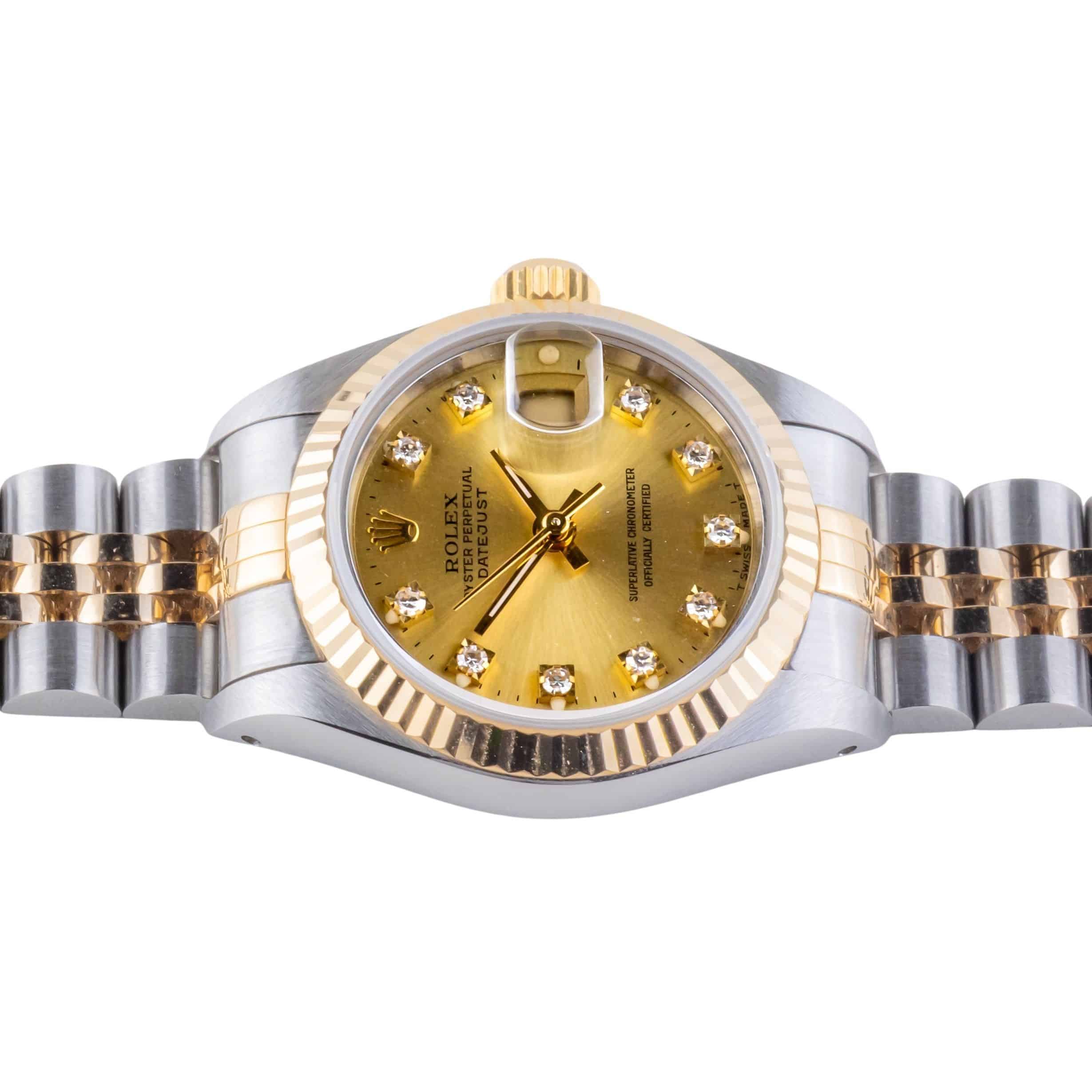 Rolex Lady-Datejust Silver Diamond 69173 1991 (Full Set) 5 2E0B2064 1CG 3M
