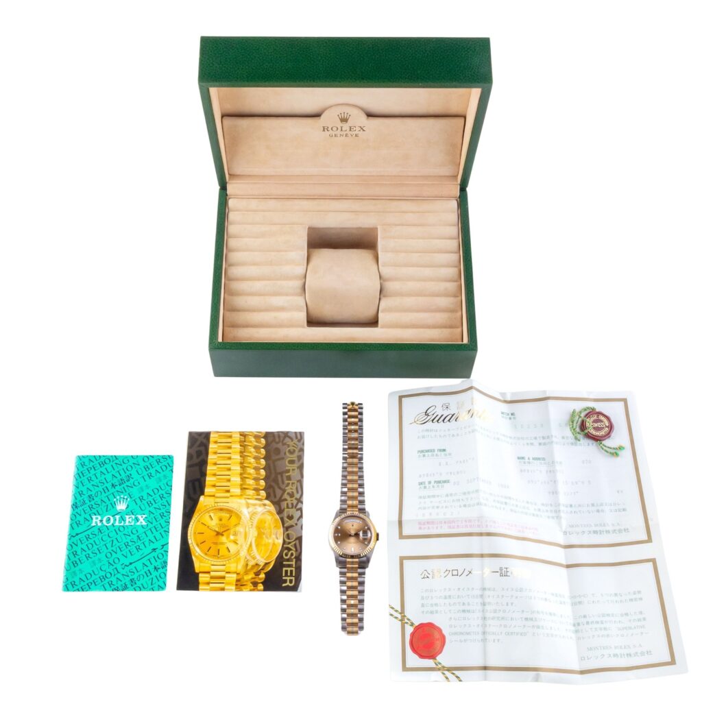 Rolex Day-Date Champagne Diamond 18239 1993 (Full Set) 15 2E0B2107 1CG 3M