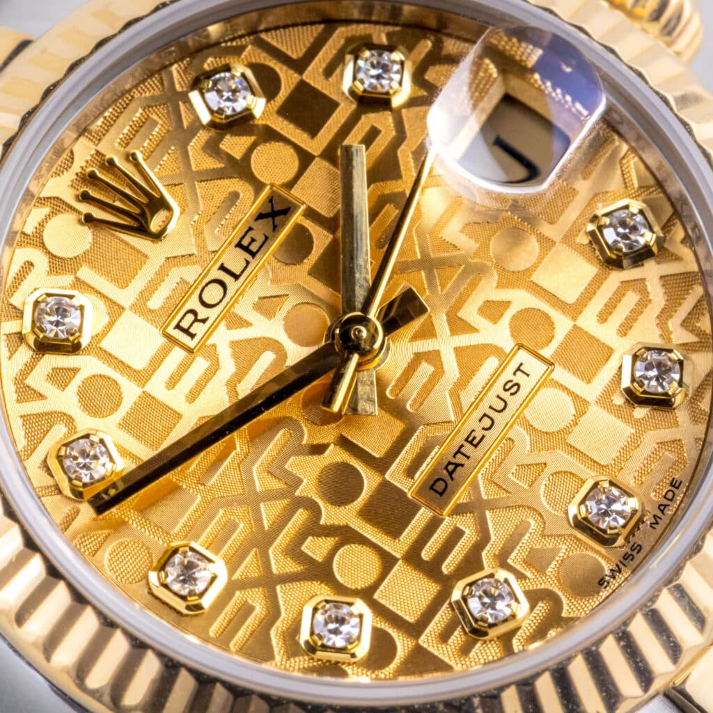 Alternative view of Rolex Lady-Datejust Champagne Diamond 178273 2009 (Vollständiger Satz)