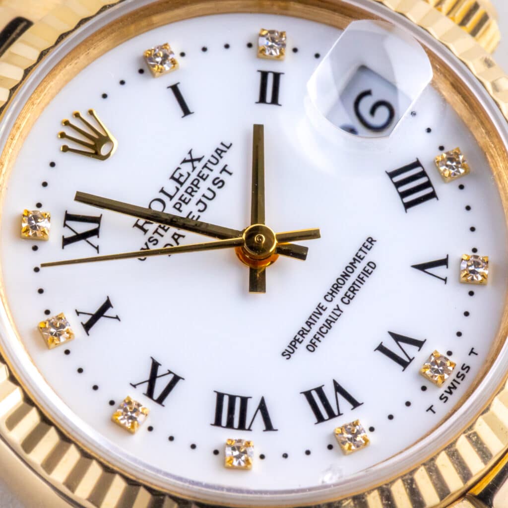Alternative view of Rolex Lady-Datejust White Roman 68278 1987 (Vollständiger Satz)