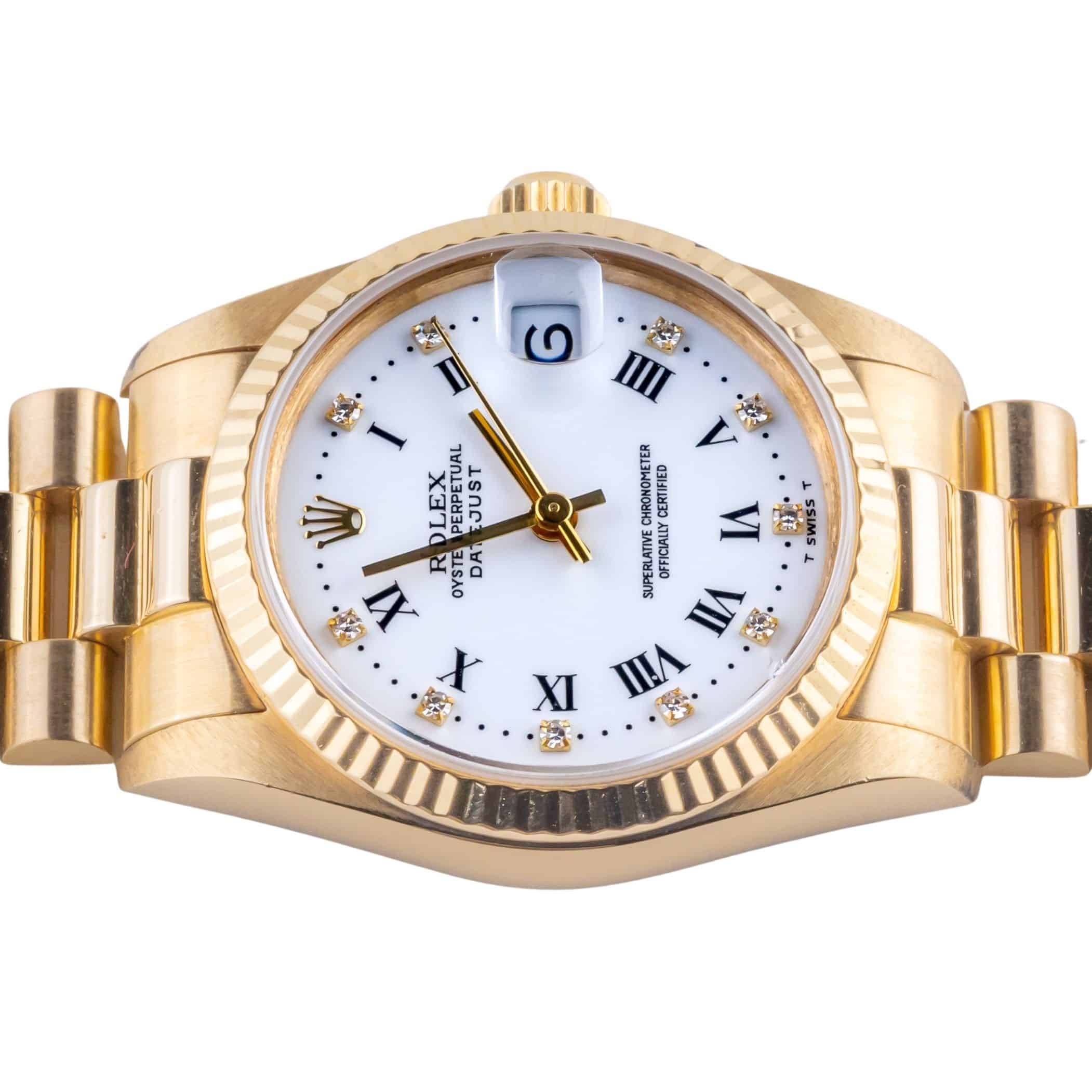 Rolex Lady-Datejust White Roman 68278 1987 (Vollständiger Satz) 5 Rolex Lady-Datejust White Roman 68278 1987 (Vollständiger Satz) – Bild 5