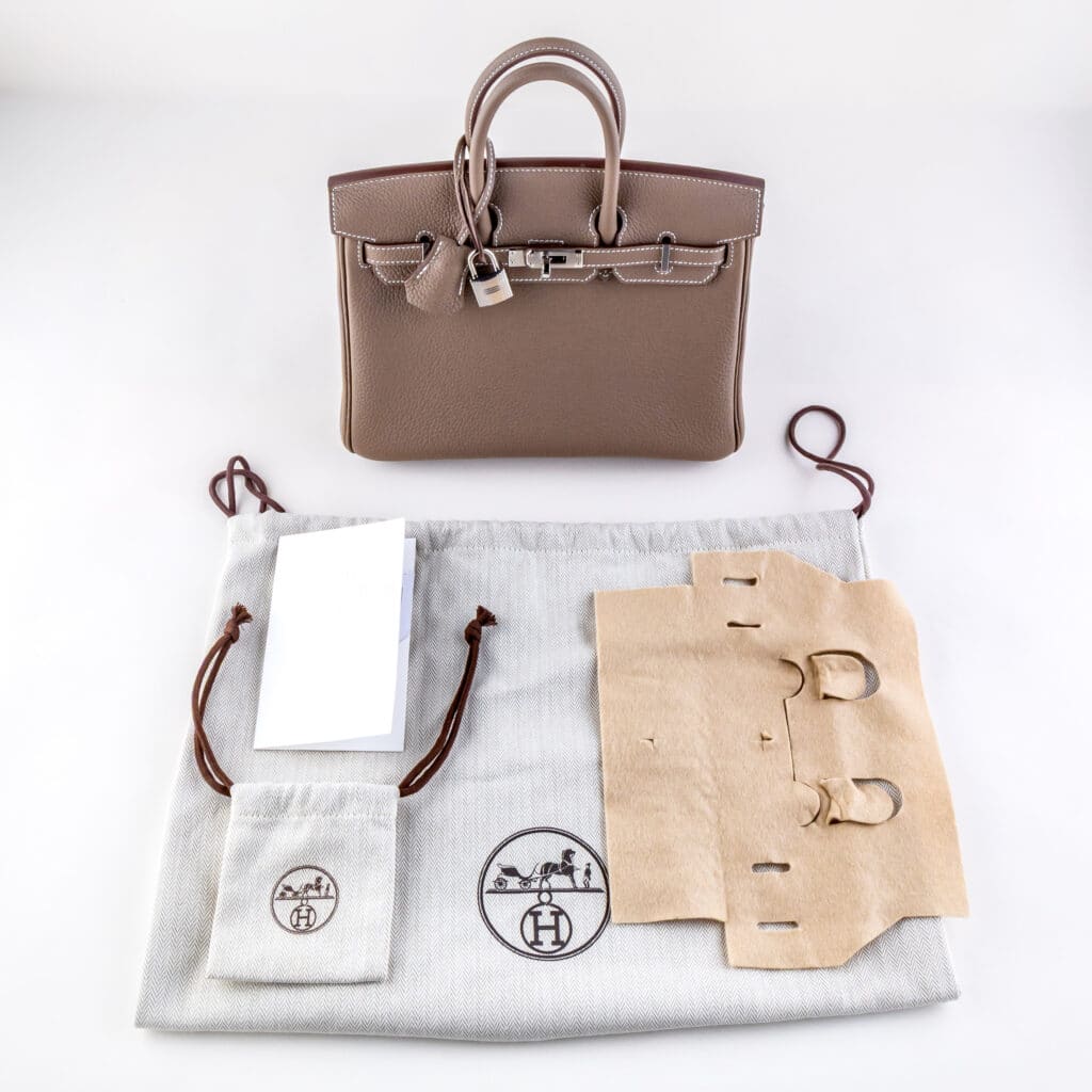 Hermes Birkin 25 Etoupe PHD 2026 (Dustbag) 17 2E0B2314 1CG 3M