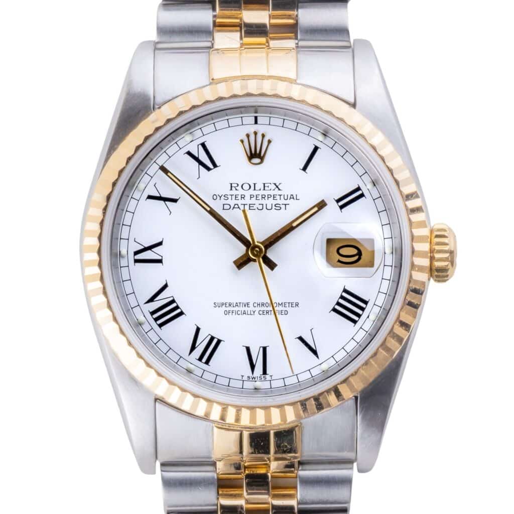 Rolex Oyster Perpetual Datejust Buckley 16233 1989 (Volledige Set) 10 2E0B2387 1CG 3M Langedyk Vintage Watches