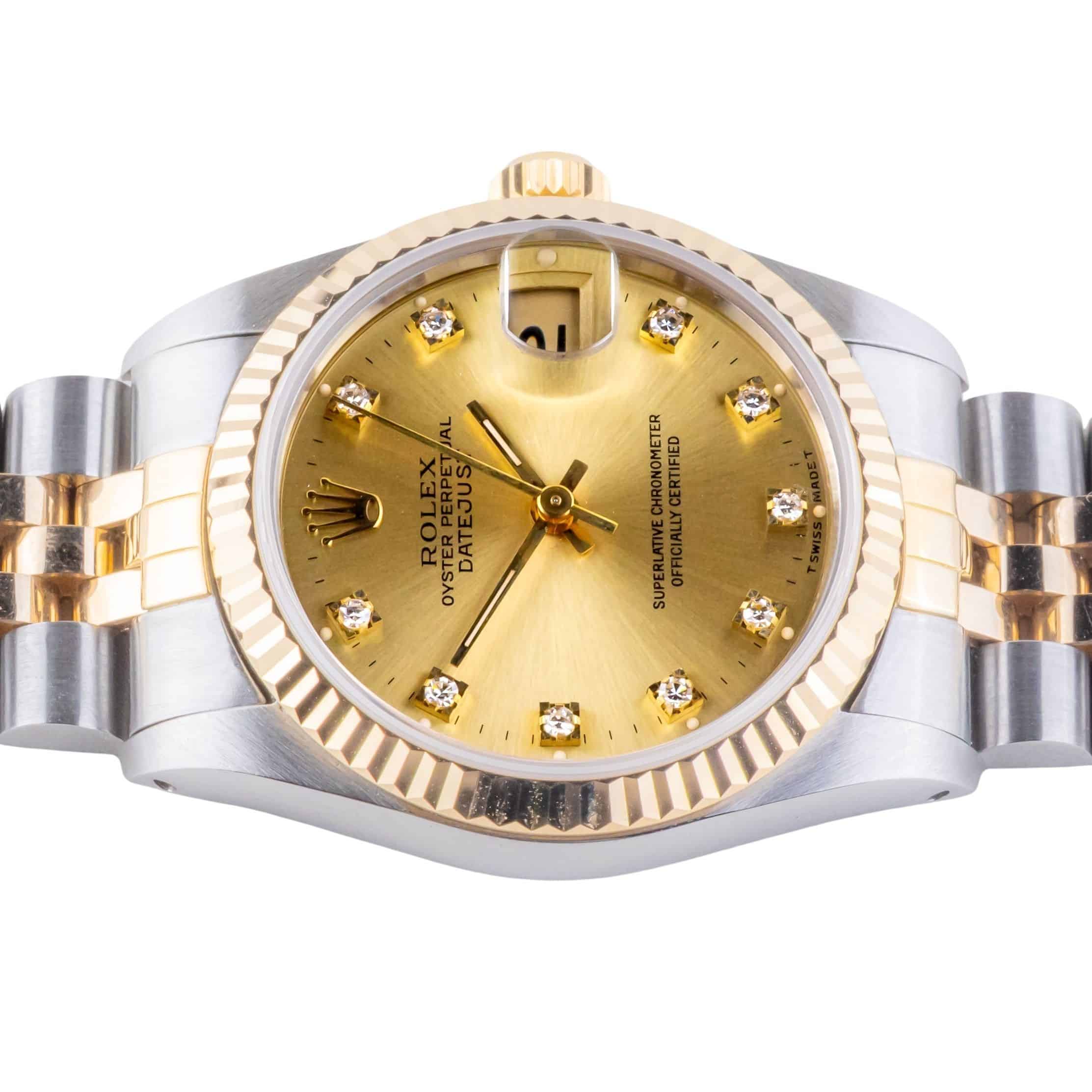 Rolex Oyster Perpetual Datejust Champagne Diamond 16233 1991 (Full Set) 5 2E0B2428 1CG 3M