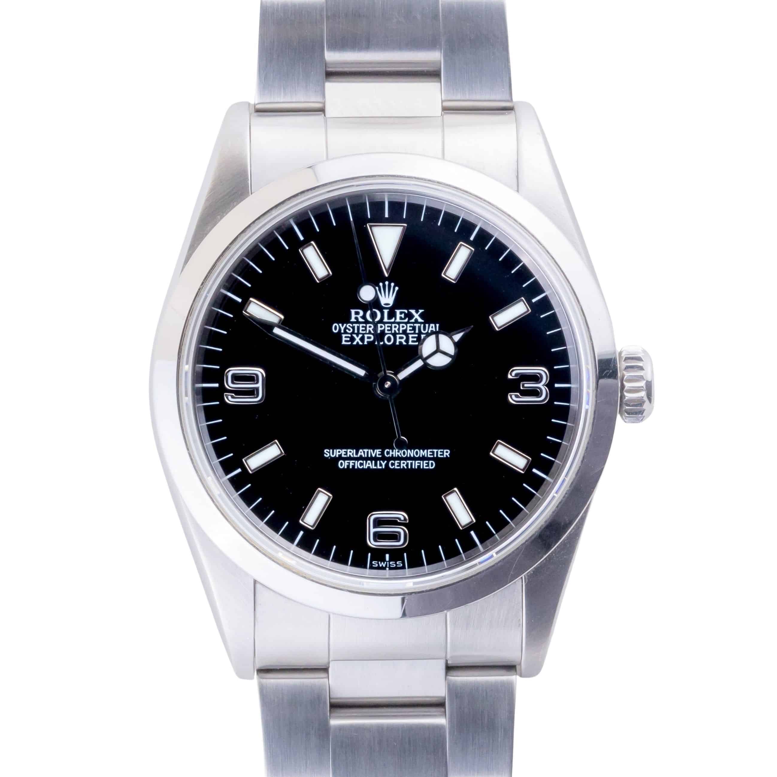 Rolex Oyster Perpetual Explorer Black 14270 1999 (Vollständiger Satz) 3 Rolex Oyster Perpetual Explorer Black 14270 1999 (Vollständiger Satz) – Bild 3