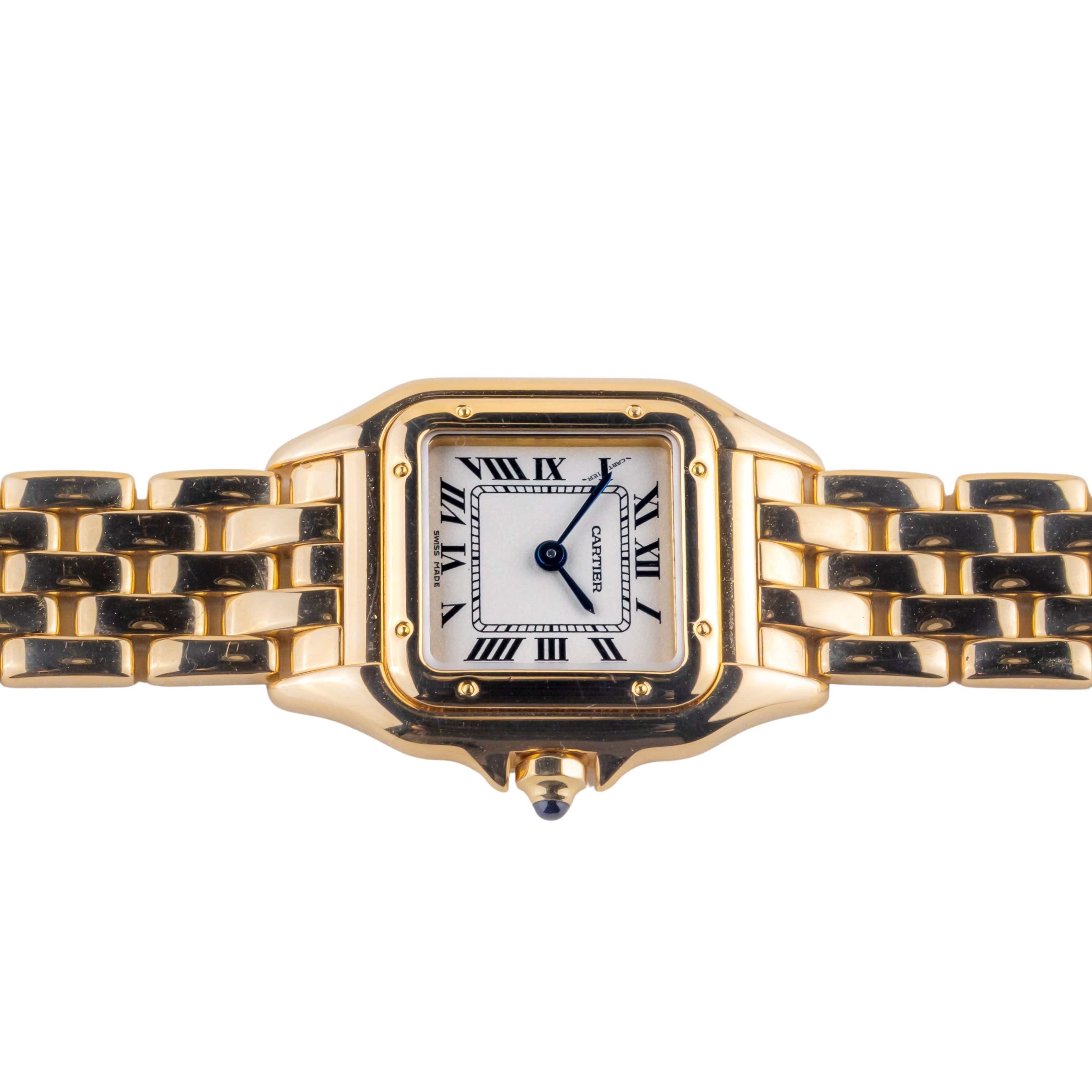 Cartier Panthere 18K 1070 White Roman 1992 (Full Set) 6 2E0B2772 1CG 3M