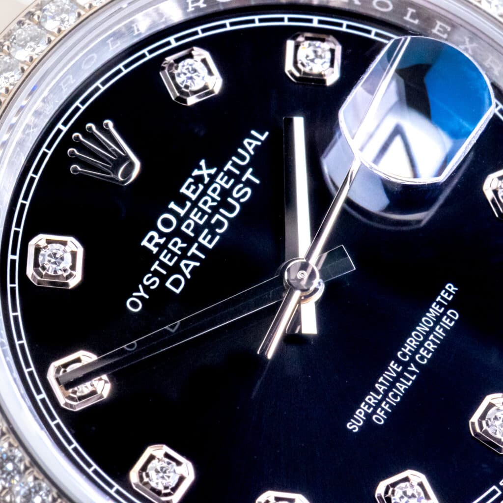 Alternative view of Rolex Datejust Black Diamond 126284RBR 2022 (Volledige Set)