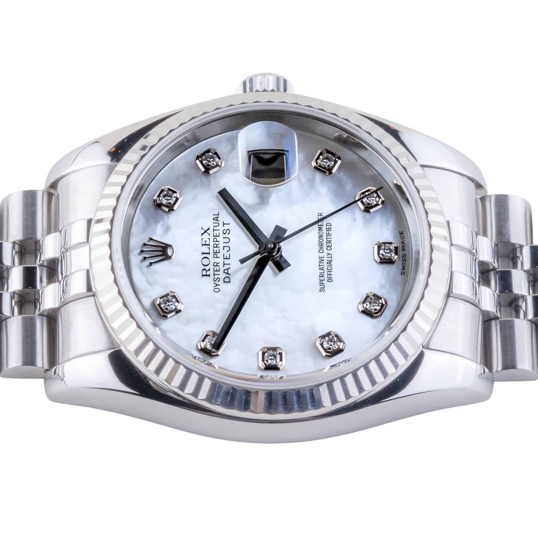 Rolex Oyster Perpetual Datejust MOP Diamond 116234 2006 (Volledige Set) 5 Rolex Oyster Perpetual Datejust MOP Diamond 116234 2006 (Volledige Set) - Afbeelding 5