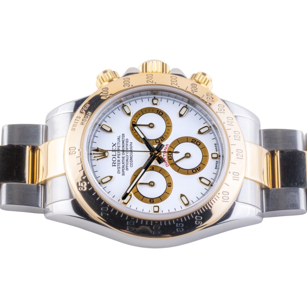 Rolex Daytona White 116523 2004 (Volledige set) 12 2E0B3408 1CG 3M Langedyk Vintage Watches