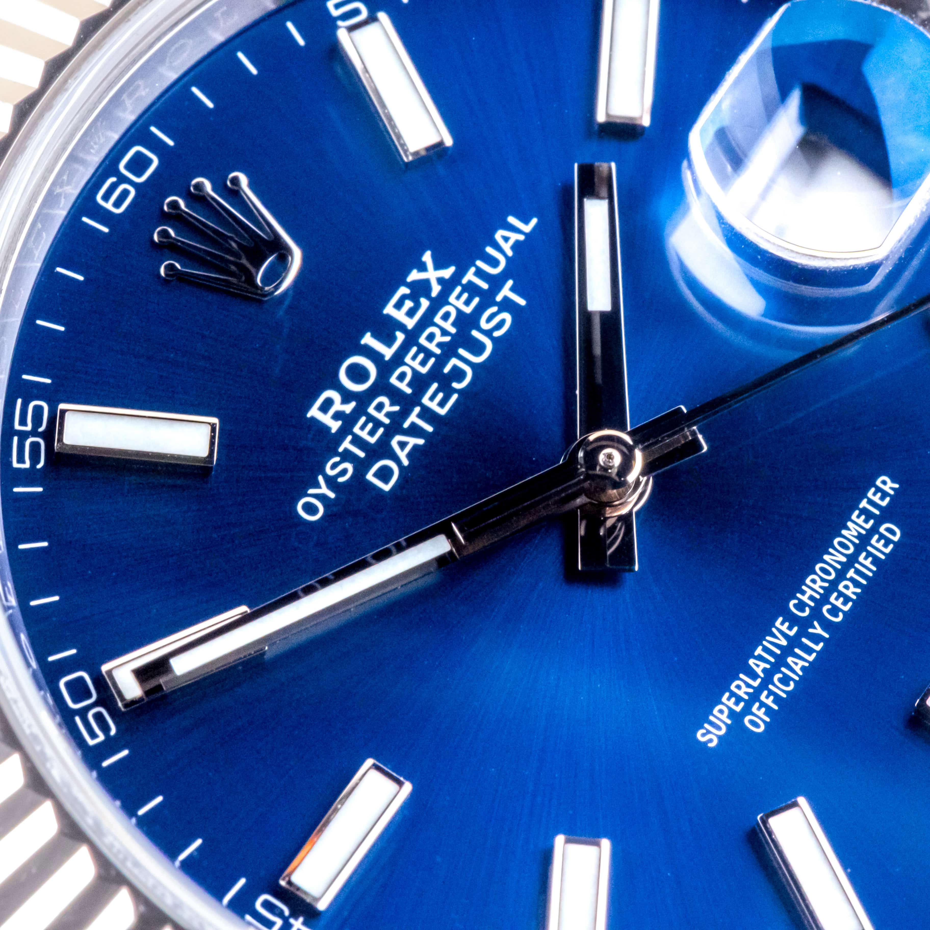Rolex Datejust 41 Blue 126334 2022 (Full Set) 2 2E0B3444 1CG 3M