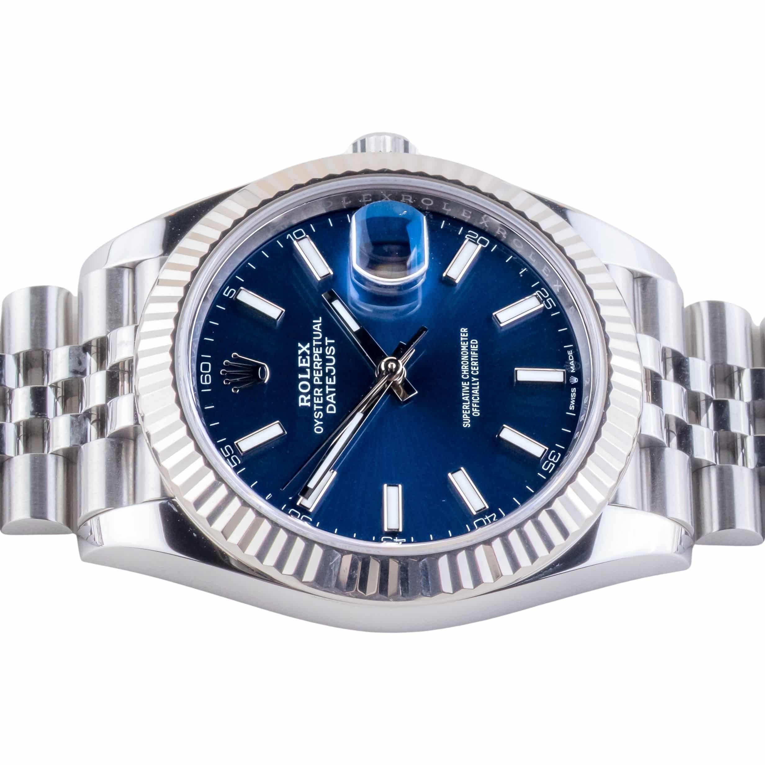 Rolex Datejust 41 Blue 126334 2022 (Full Set) 5 2E0B3447 1CG 3M