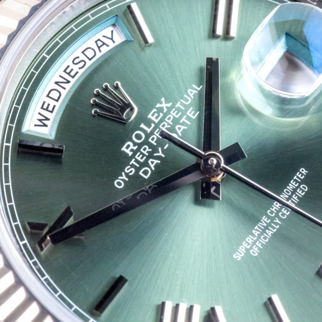 Alternative view of Rolex Day-Date 40 Olive 228239 2020 (Vollständiger Satz)