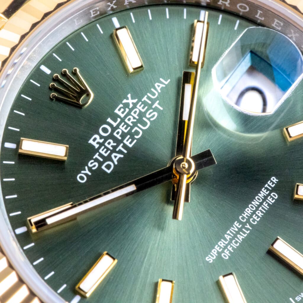 Alternative view of NEW Rolex Datejust Olive Green 126233 2026 (Volledige Set)