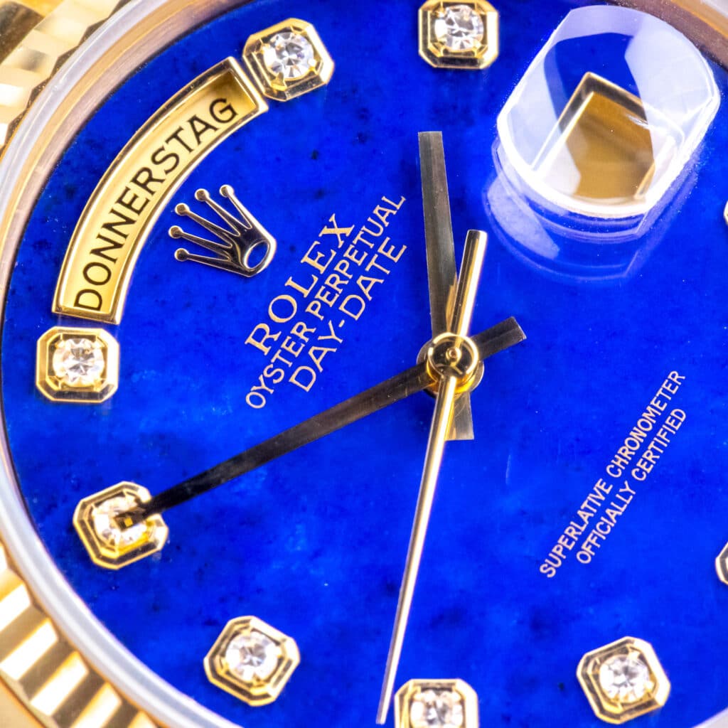 Alternative view of Rolex Day-Date Lapis lazuli 18238 1993 (vollständiger Satz)