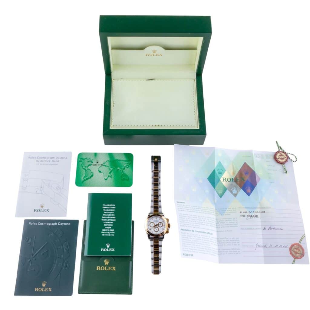 Rolex Daytona White 116523 2004 (Volledige set) 15 2E0B3622 1CG 3M Langedyk Vintage Watches