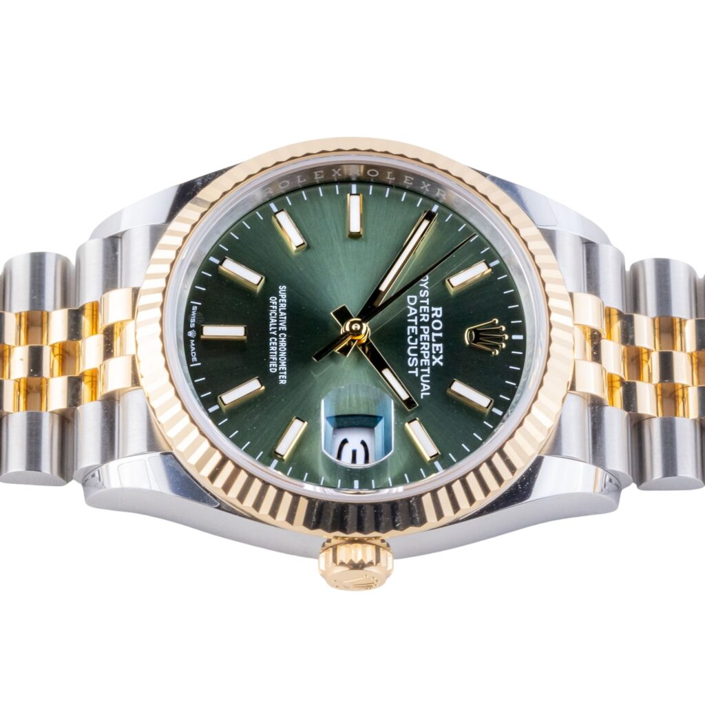 NEW Rolex Datejust Olive Green 126233 2026 (Vollständiger Satz) 13 2E0B3716 1CG 3M Langedyk Vintage Watches