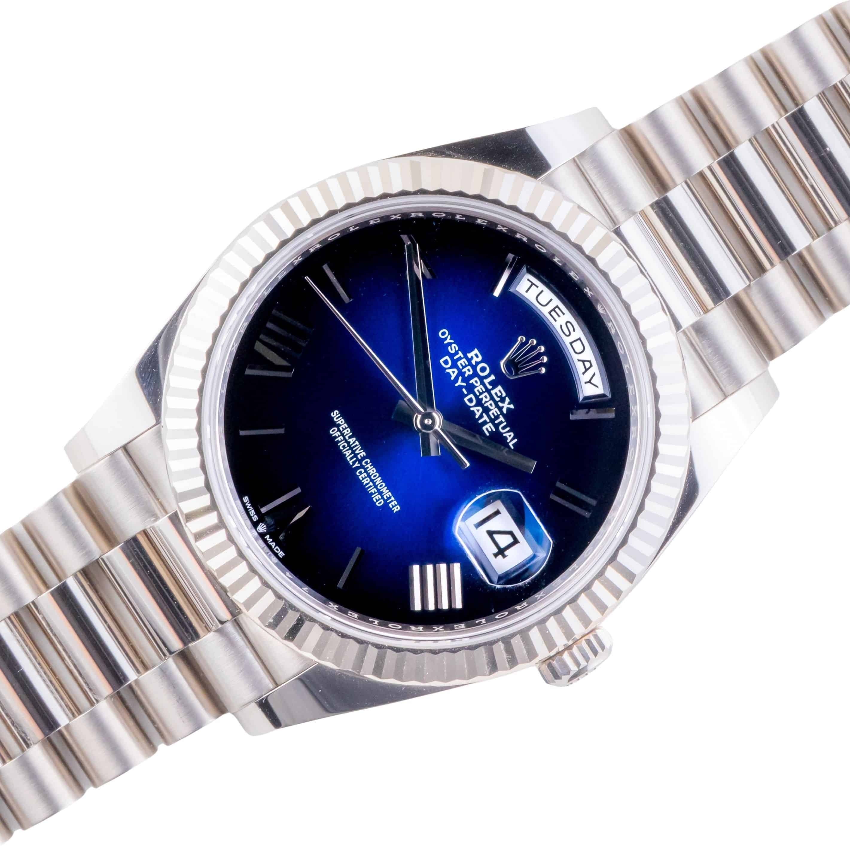 NEW Rolex Day-Date Blue Ombre 228239 2026 (Vollständiger Satz) 1 rolex-day-date-228239-2