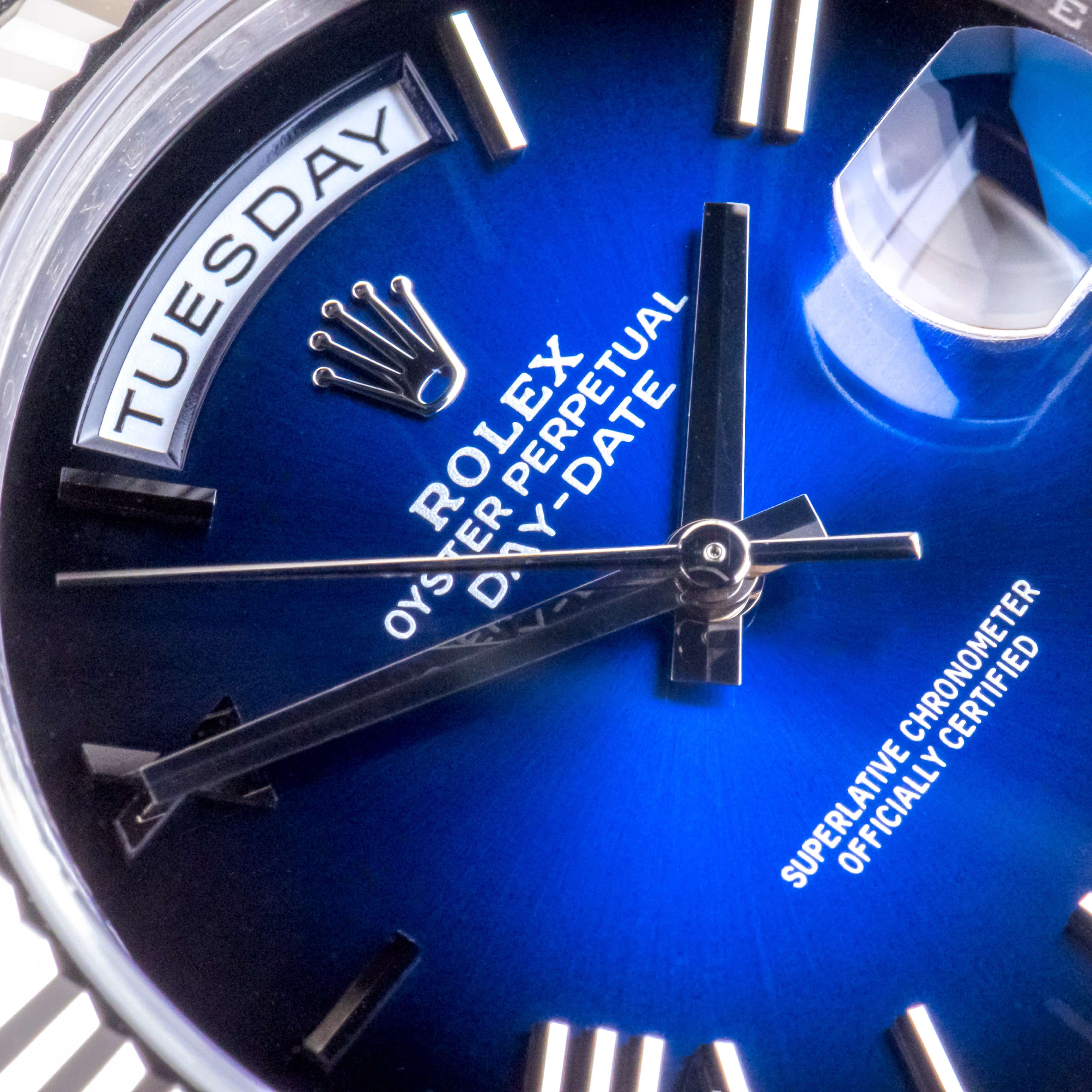 NEW Rolex Day-Date Blue Ombre 228239 2026 (Vollständiger Satz) 2 NEW Rolex Day-Date Blue Ombre 228239 2026 (Vollständiger Satz) – Bild 2
