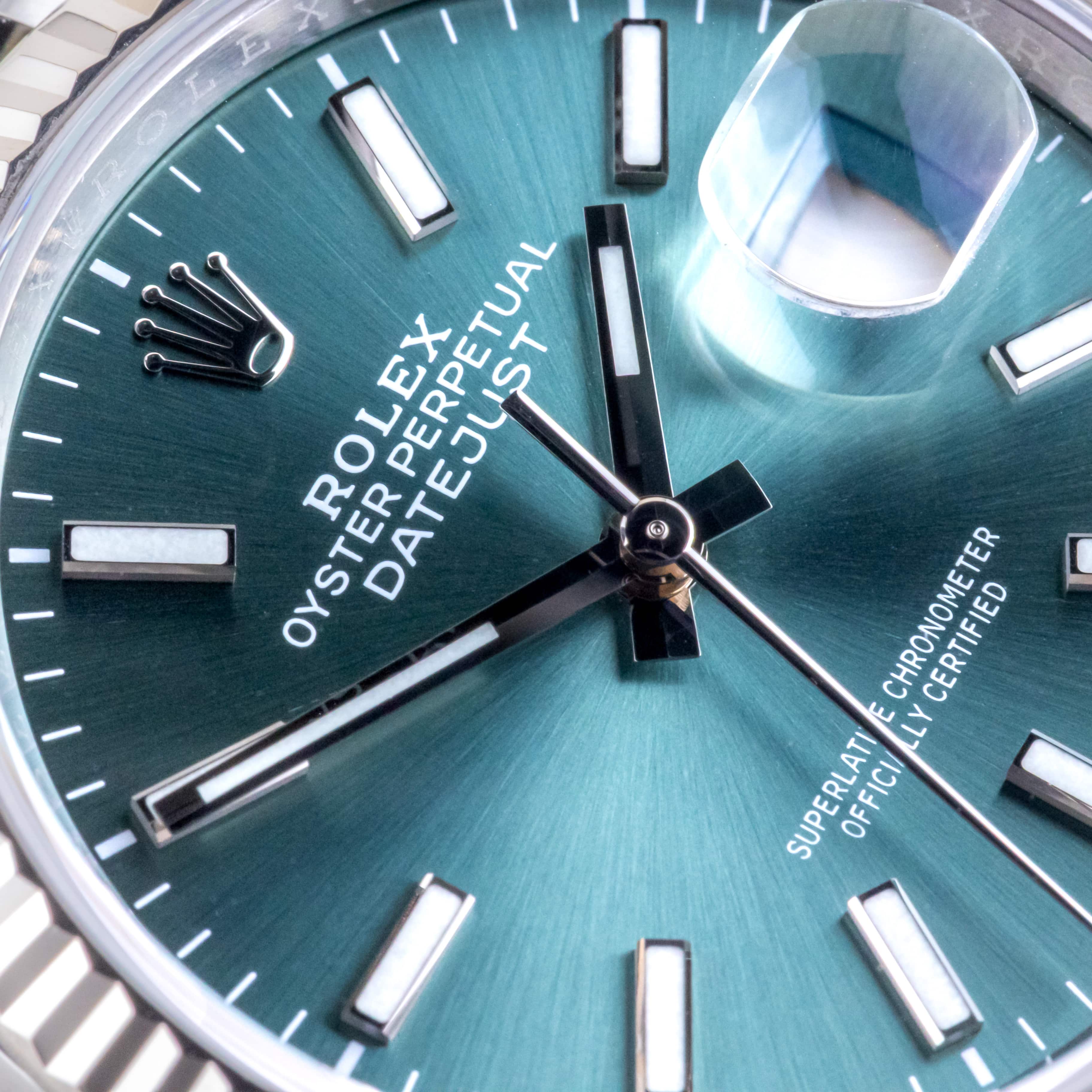 Rolex Datejust Mint Green 126234 2022 (Vollständiger Satz) 2 Rolex Datejust Mint Green 126234 2022 (Vollständiger Satz) – Bild 2
