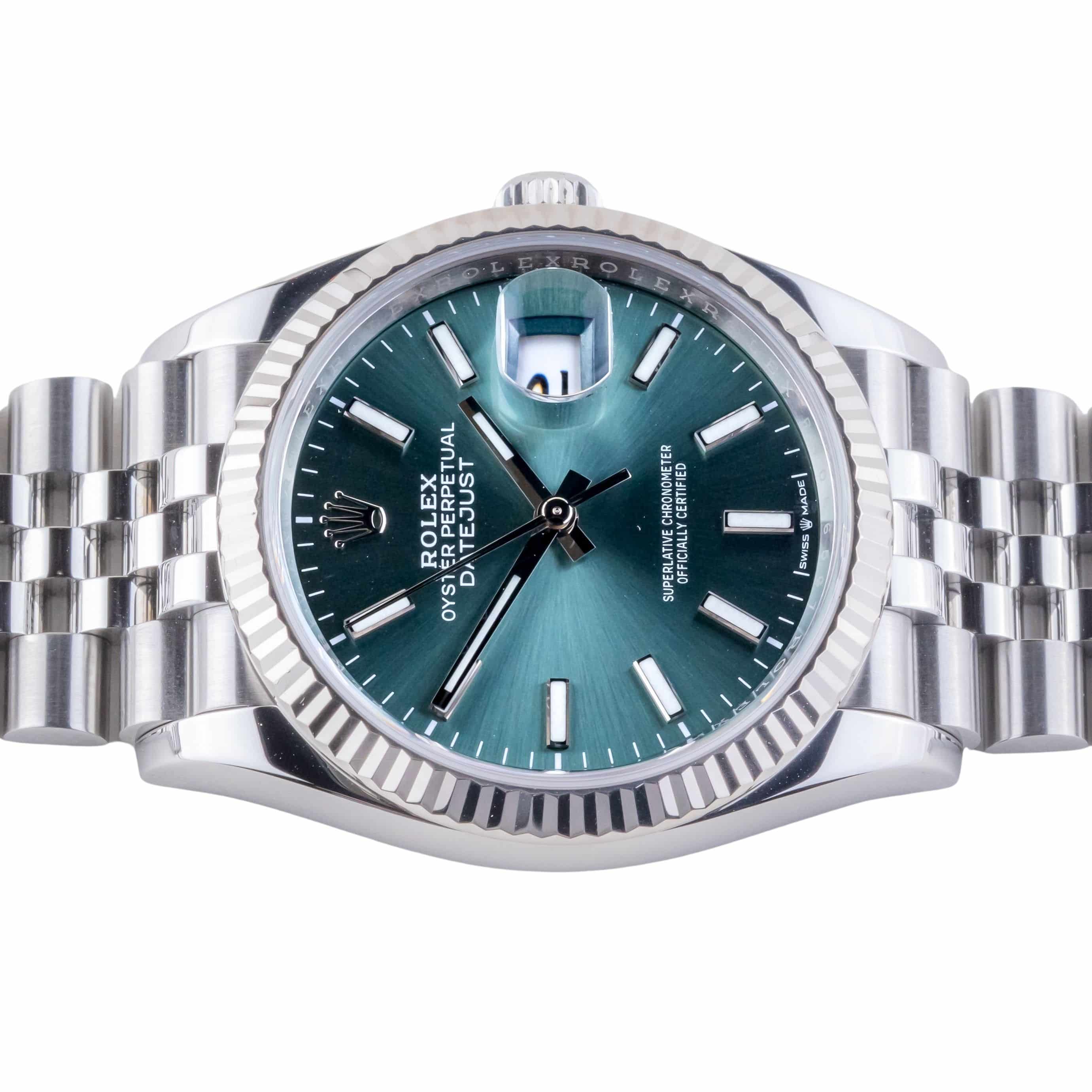 Rolex Datejust Mint Green 126234 2022 (Vollständiger Satz) 5 Rolex Datejust Mint Green 126234 2022 (Vollständiger Satz) – Bild 5