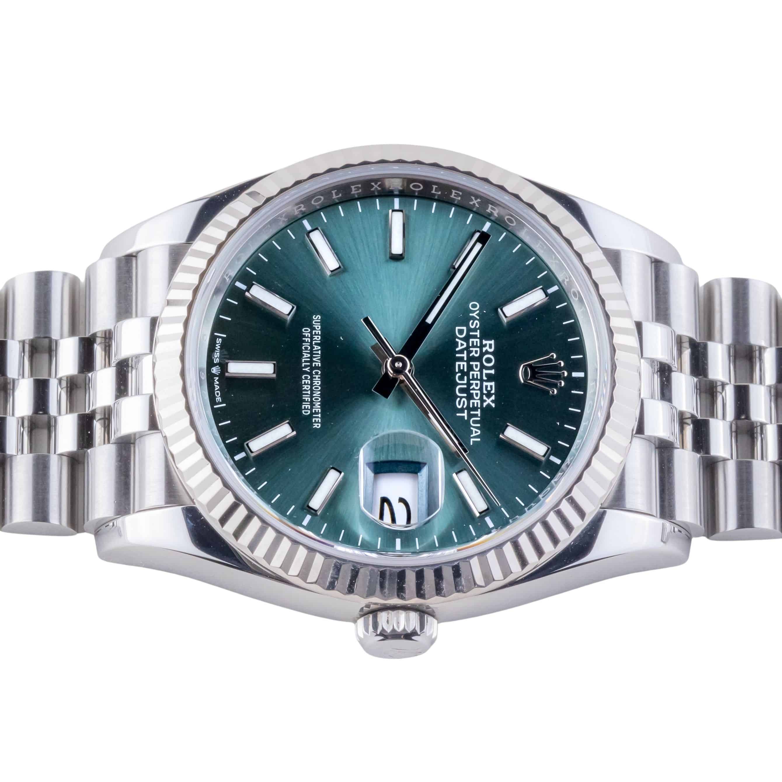 Rolex Datejust Mint Green 126234 2022 (Vollständiger Satz) 6 Rolex Datejust Mint Green 126234 2022 (Vollständiger Satz) – Bild 6