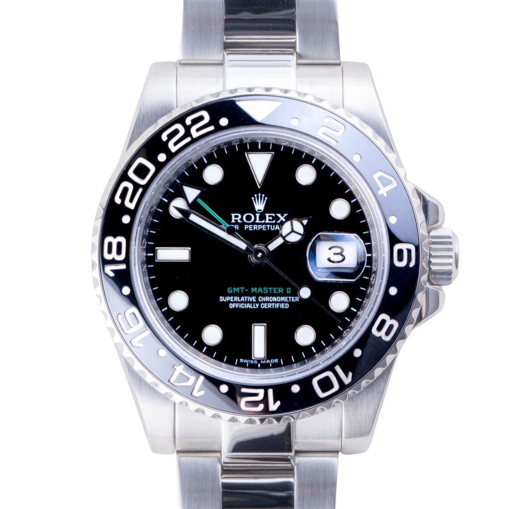 Rolex GMT-Master II Black 116710LN 2008 (Vollständiger Satz) 10 2E0B3803 1CG 3M Langedyk Vintage Watches
