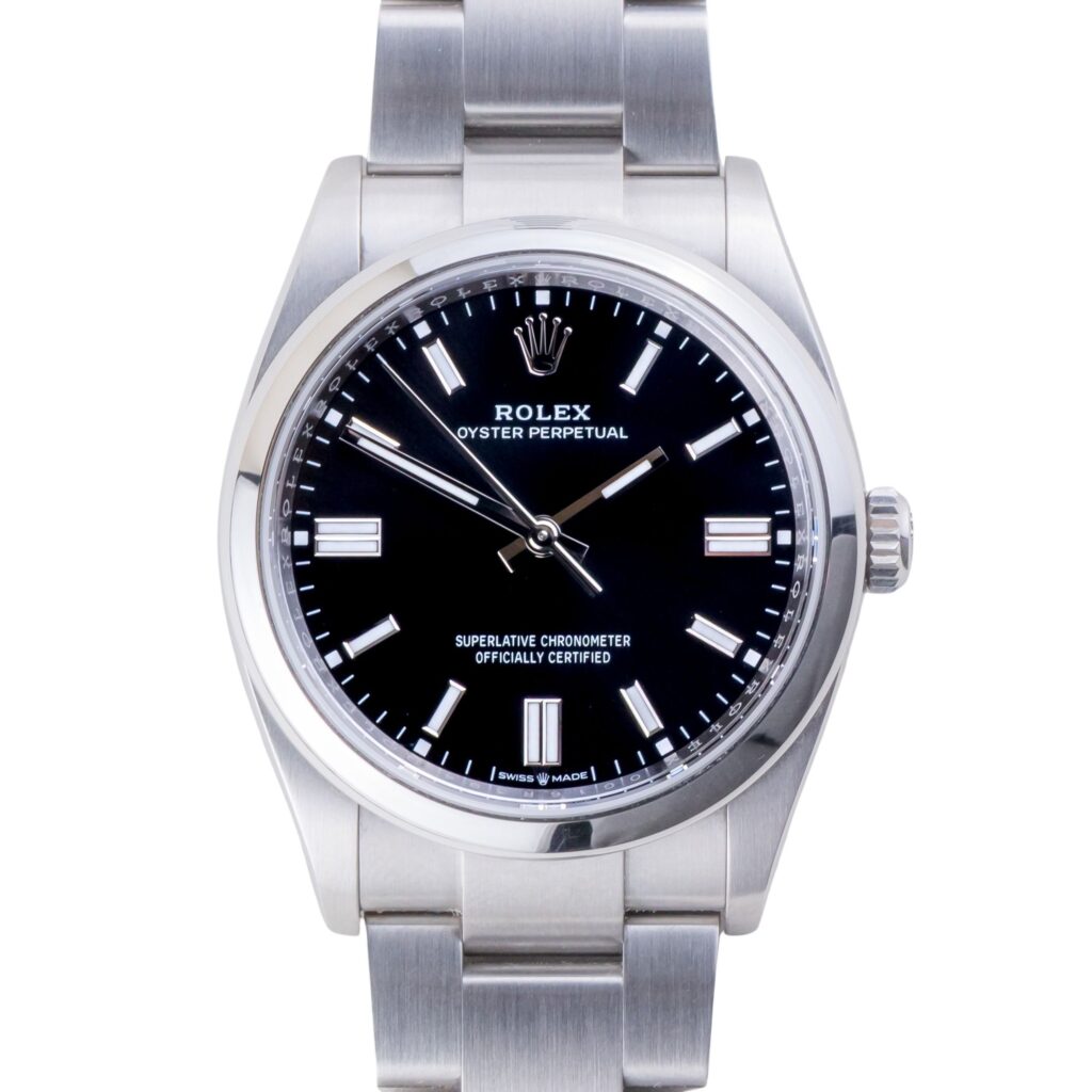 Rolex Oyster Perpetual Black 126000 2025 (Vollständiger Satz) 10 2E0B3832 1CG 3M Langedyk Vintage Watches
