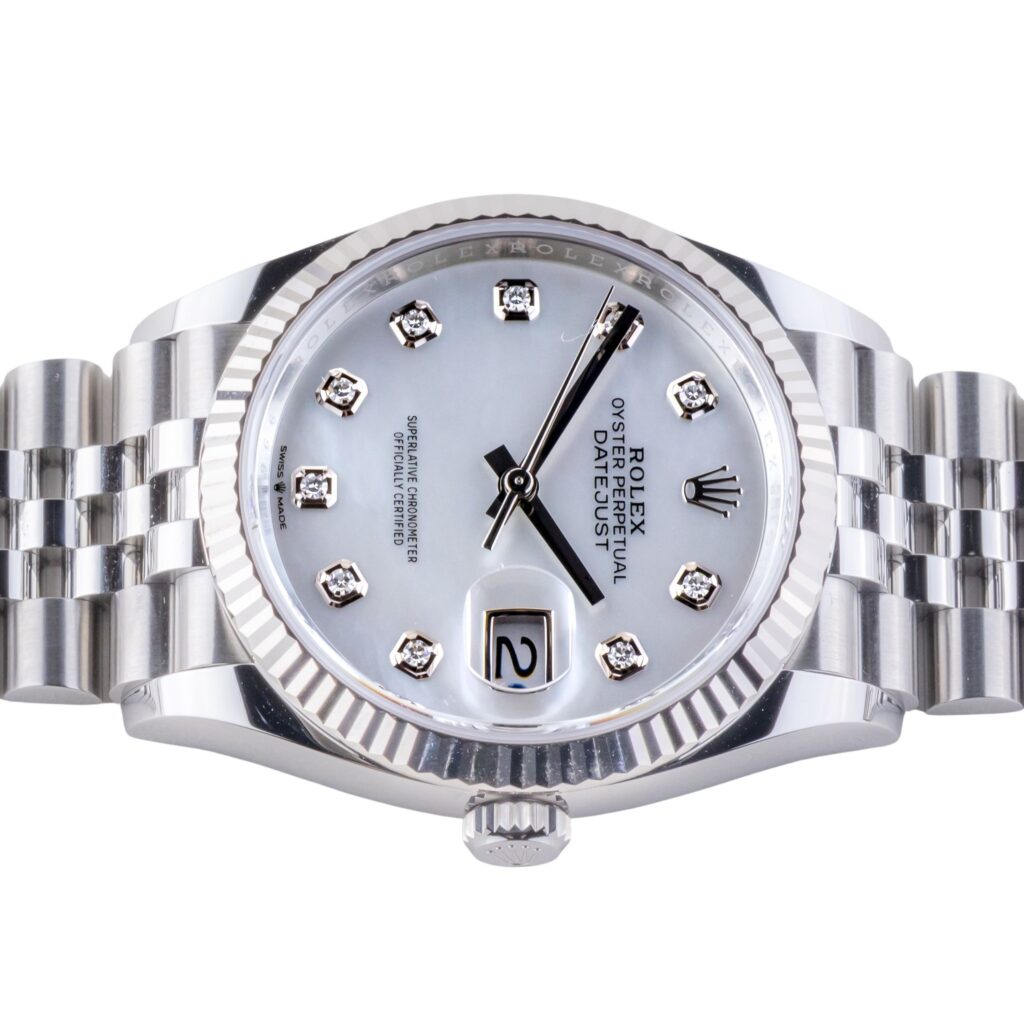 NEW Rolex Oyster Perpetual Datejust MOP Diamond 126234 2026 (Vollständiger Satz) 13 2E0B3893 1CG 3M Langedyk Vintage Watches
