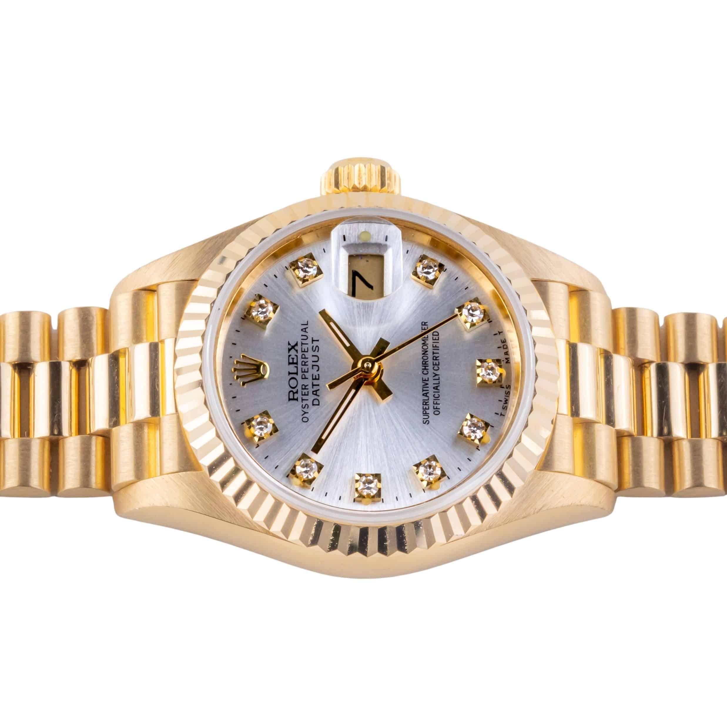 Rolex Lady-Datejust Silver Diamond 69178 1990 (Vollständiger Satz) 5 Rolex Lady-Datejust Silver Diamond 69178 1990 (Vollständiger Satz) – Bild 5