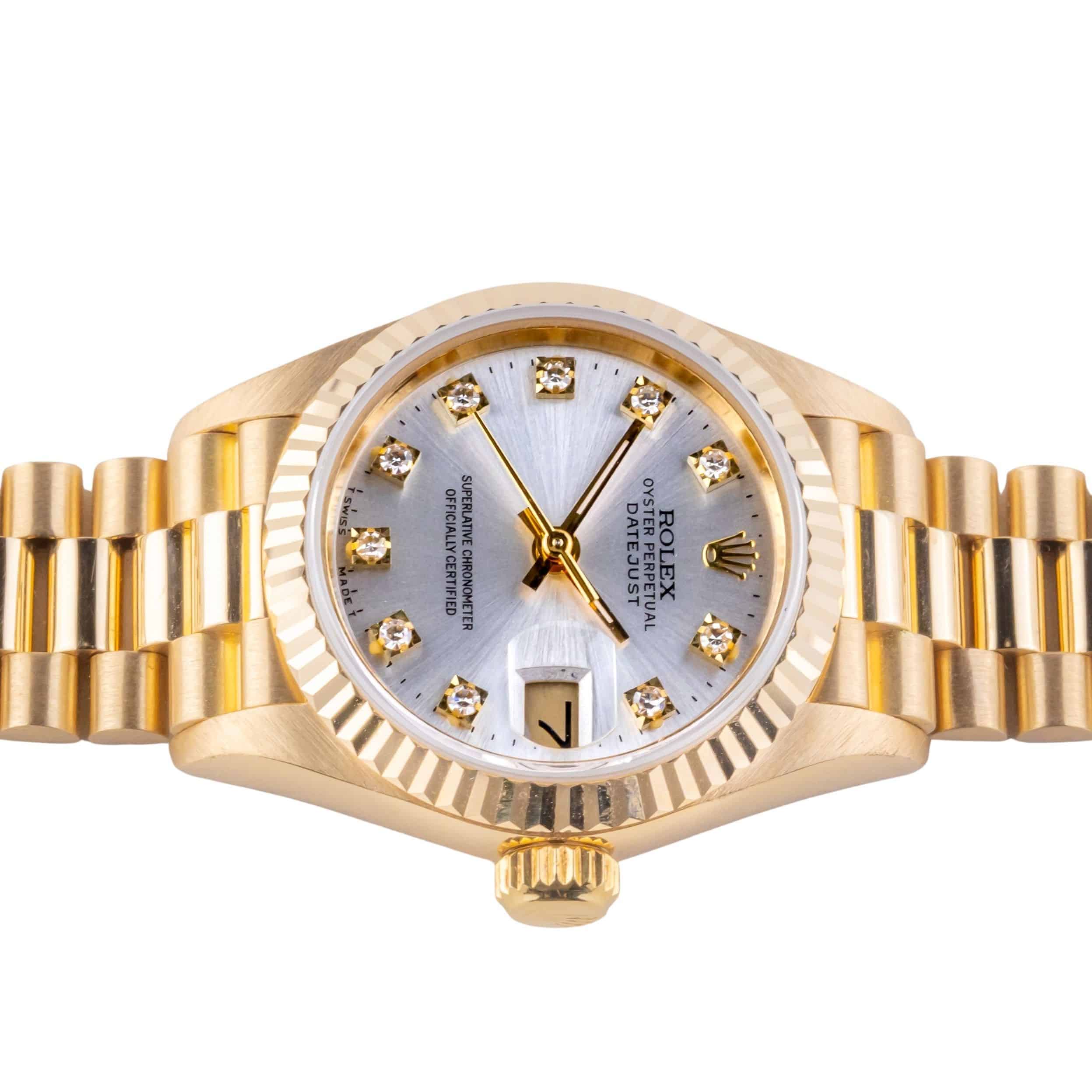 Rolex Lady-Datejust Silver Diamond 69178 1990 (Vollständiger Satz) 6 Rolex Lady-Datejust Silver Diamond 69178 1990 (Vollständiger Satz) – Bild 6