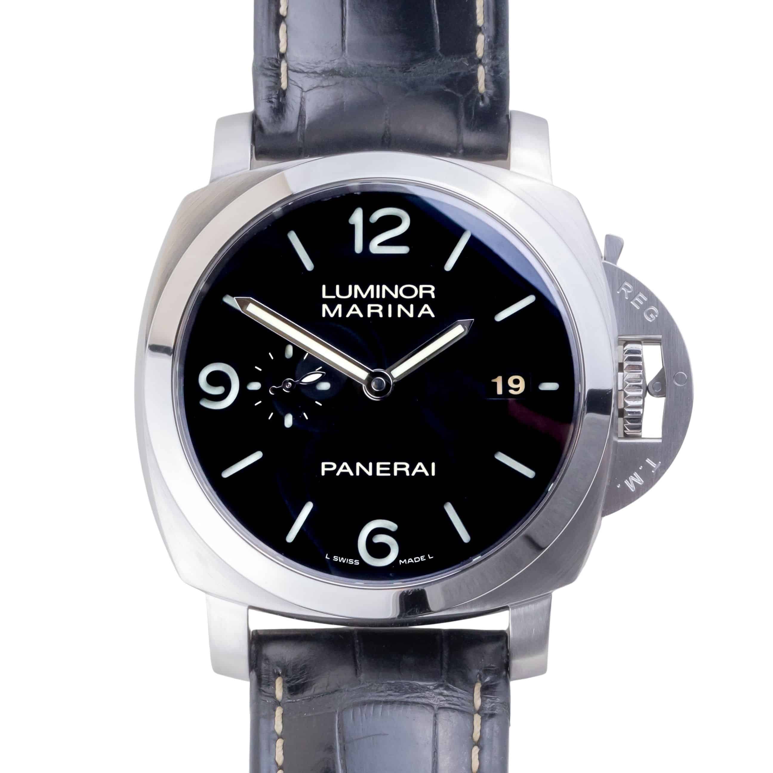 Panerai Luminor Marina 1950 Black Luminova PAM00312 2013 (Vollständige Set) 3 Panerai Luminor Marina 1950 Black Luminova PAM00312 2013 (Vollständige Set) – Bild 3