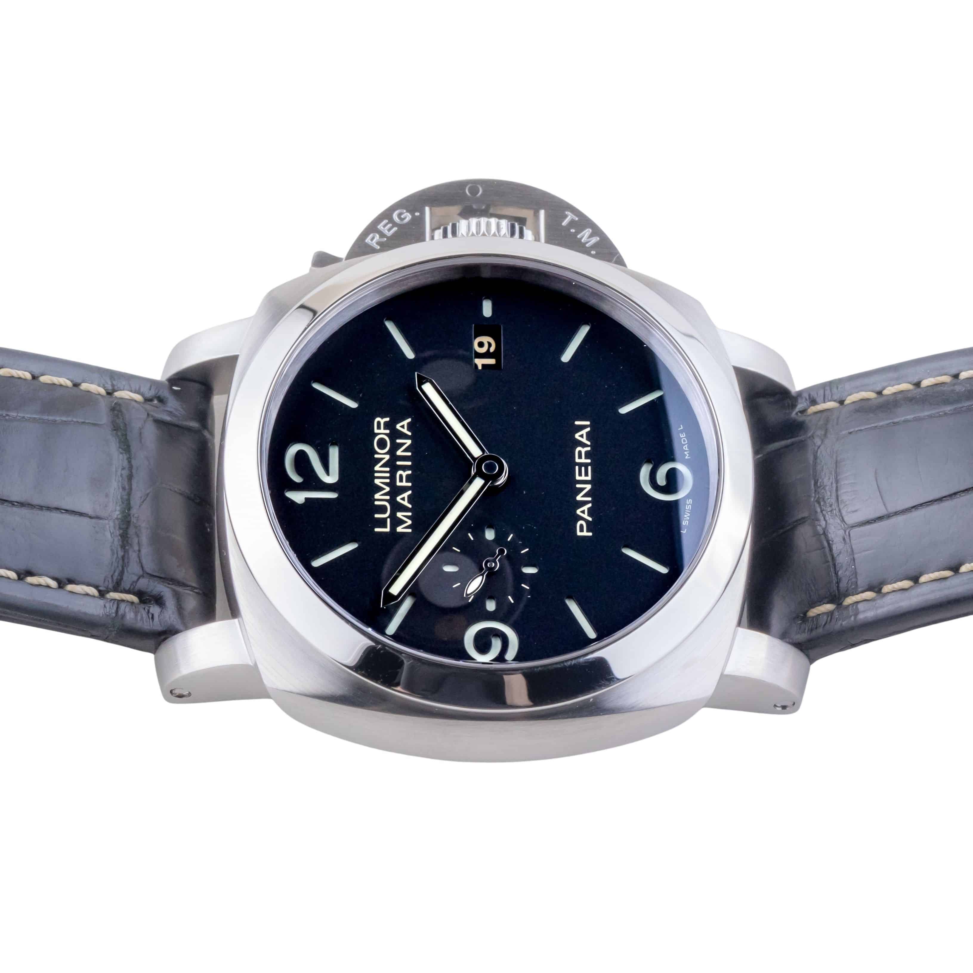 Panerai Luminor Marina 1950 Black Luminova PAM00312 2013 (Vollständige Set) 5 Panerai Luminor Marina 1950 Black Luminova PAM00312 2013 (Vollständige Set) – Bild 5