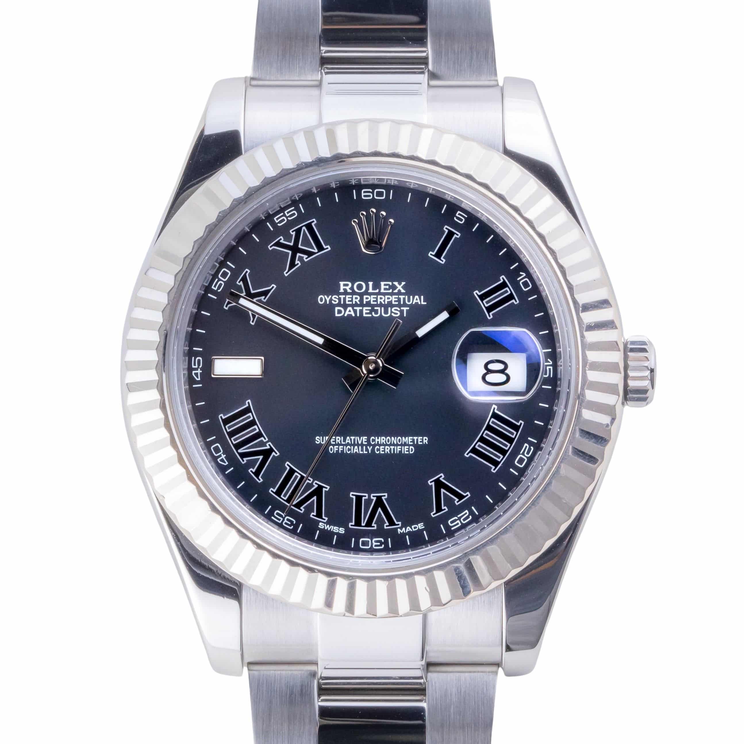 Rolex Datejust 41 Grey Roman 116334 2016 (Vollständiger Satz) 3 Rolex Datejust 41 Grey Roman 116334 2016 (Vollständiger Satz) – Bild 3