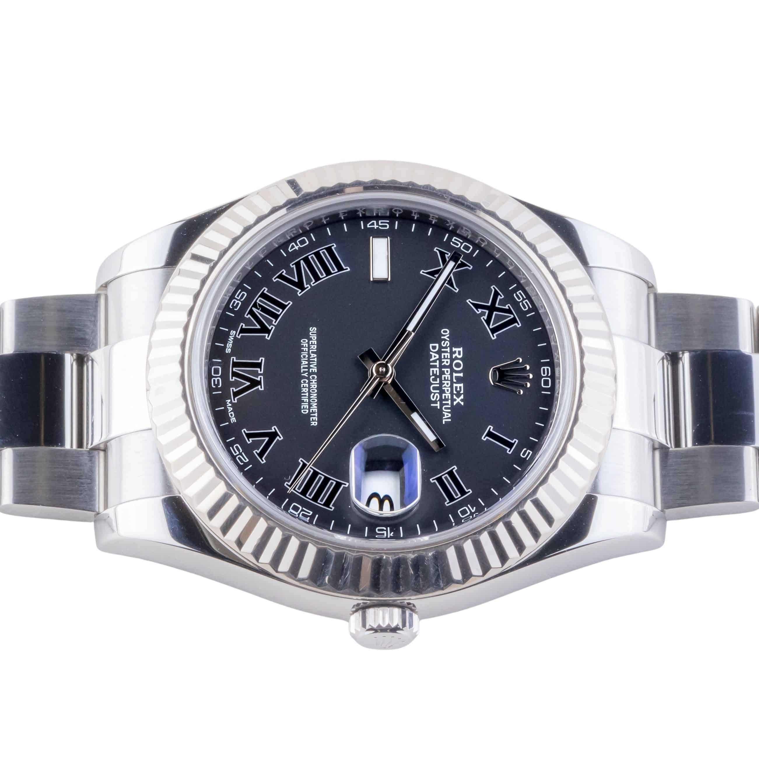 Rolex Datejust 41 Grey Roman 116334 2016 (Vollständiger Satz) 6 Rolex Datejust 41 Grey Roman 116334 2016 (Vollständiger Satz) – Bild 6