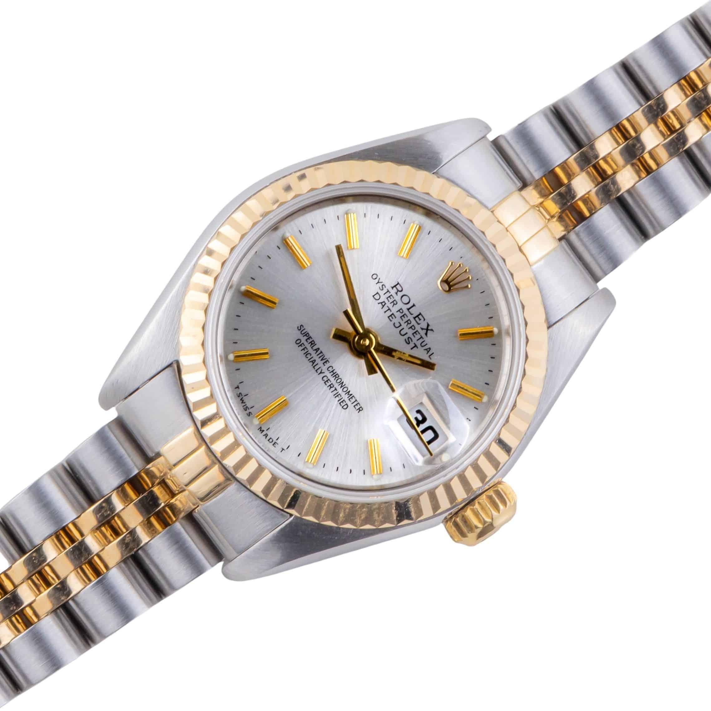 Rolex Lady-Datejust Silver 69173 1987 (Vollständiger Satz) 1 rolex-lady-datejust-69173-184