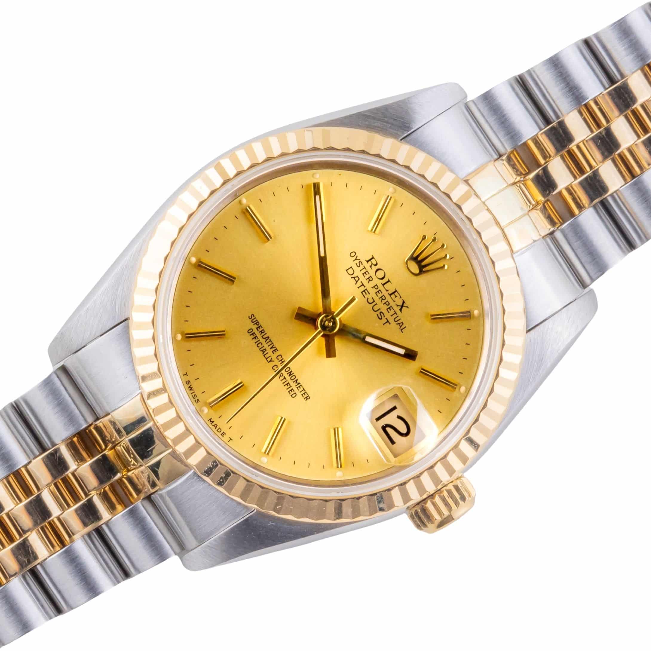 Rolex Oyster Perpetual Lady-Datejust Champagne 68273 1993 (Vollständiger Satz) 1 rolex-lady-datejust-68273-2