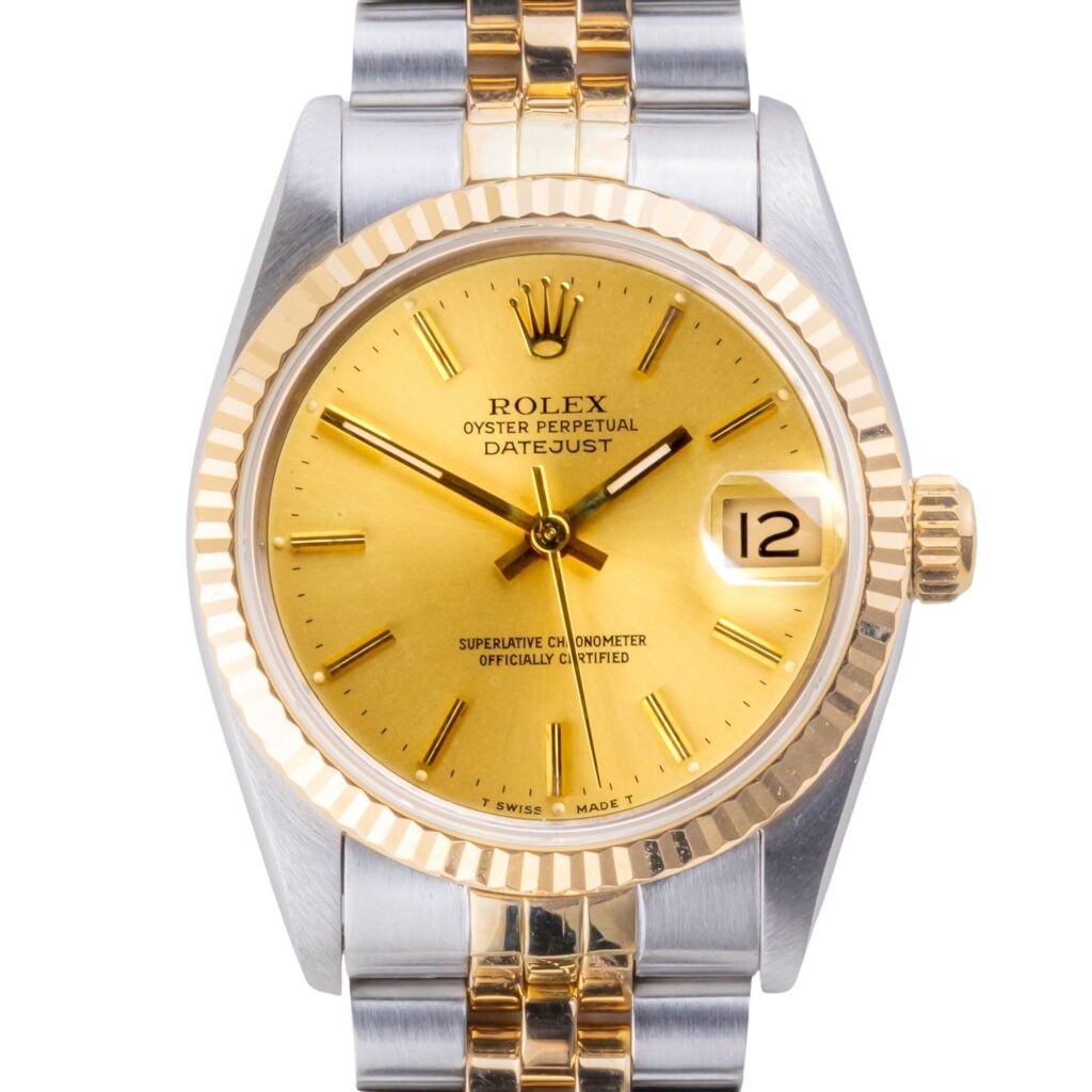 Rolex Oyster Perpetual Lady-Datejust Champagne 68273 1993 (Vollständiger Satz) 10 2E0B3976 1CG 3M Langedyk Vintage Watches