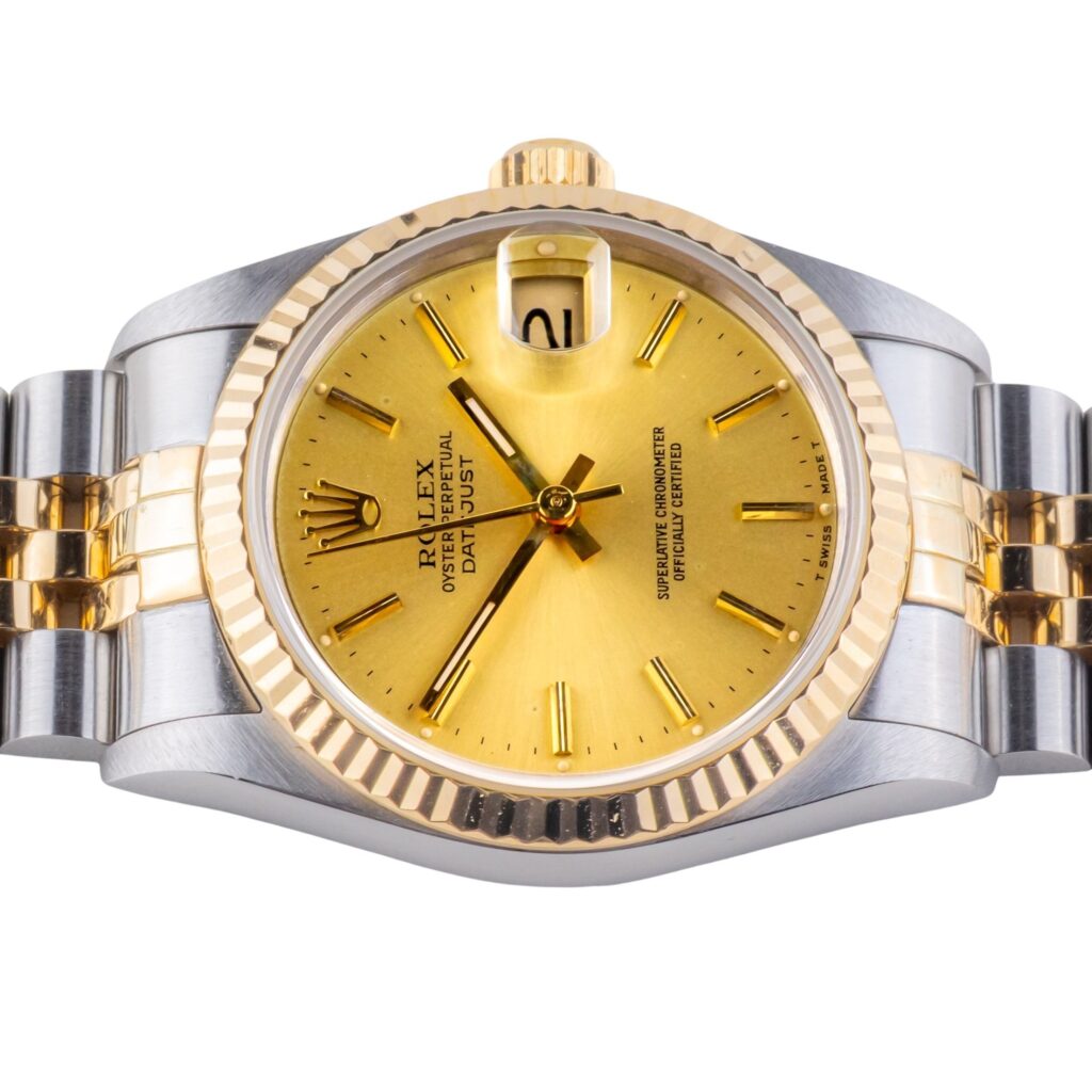 Rolex Oyster Perpetual Lady-Datejust Champagne 68273 1993 (Vollständiger Satz) 12 2E0B3981 1CG 3M Langedyk Vintage Watches