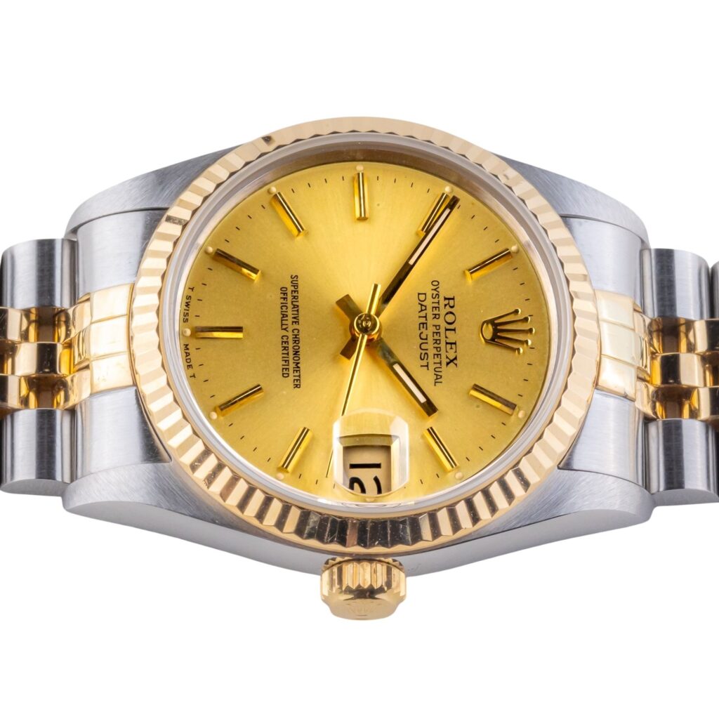Rolex Oyster Perpetual Lady-Datejust Champagne 68273 1993 (Vollständiger Satz) 13 2E0B3984 1CG 3M Langedyk Vintage Watches