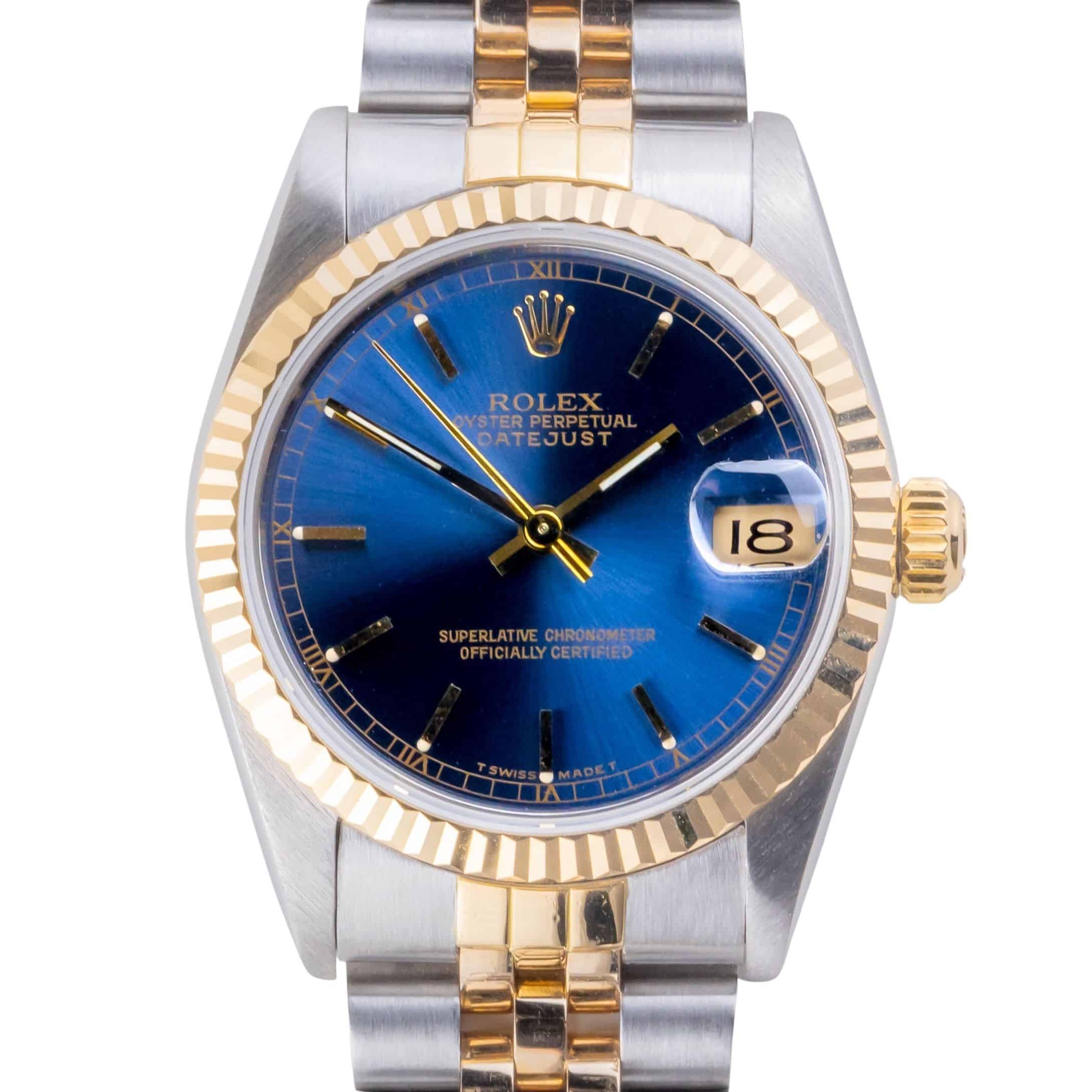Rolex Oyster Perpetual Lady-Datejust Blue 68273 1989 (Vollständiger Satz) 3 Rolex Oyster Perpetual Lady-Datejust Blue 68273 1989 (Vollständiger Satz) – Bild 3