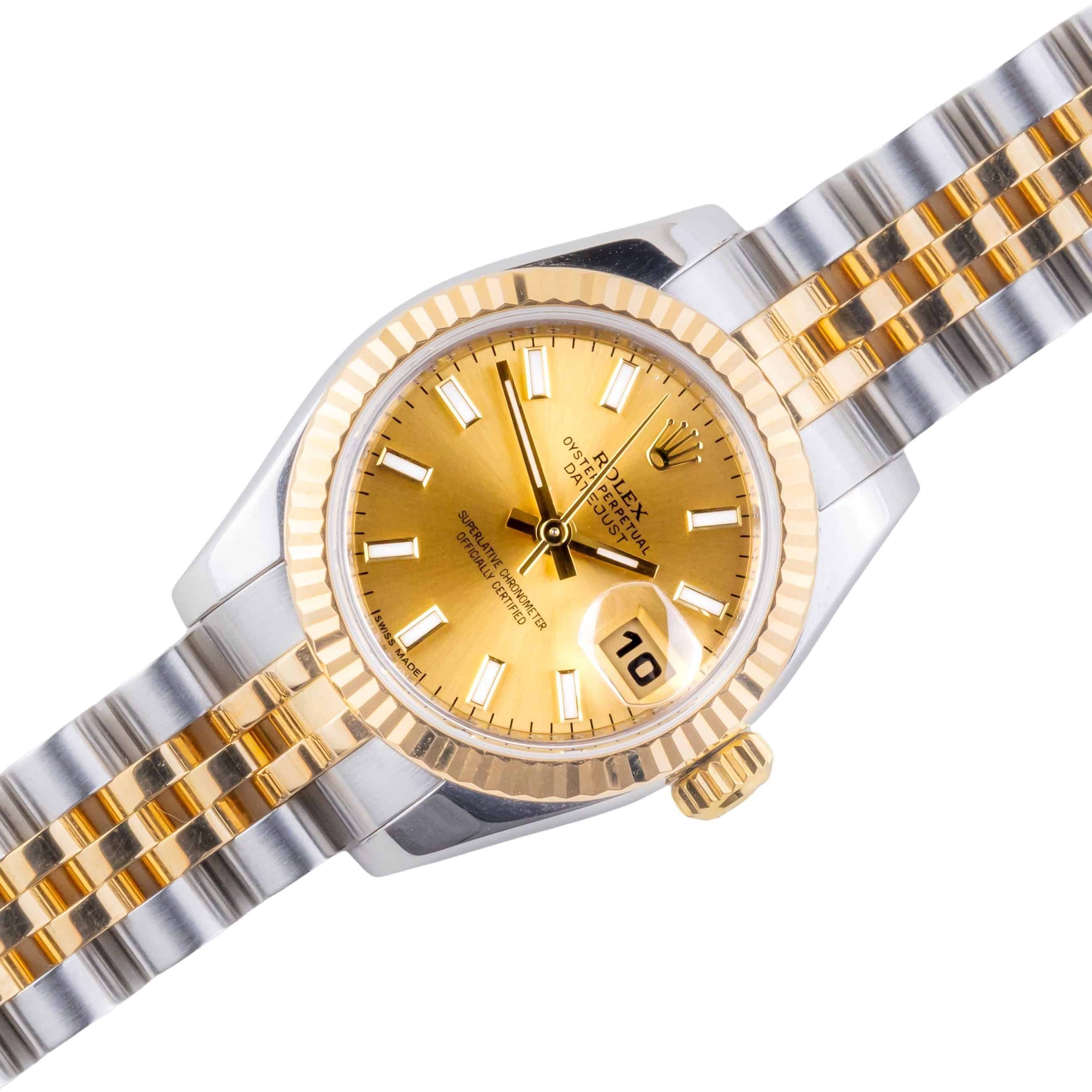 Rolex Lady-Datejust Champagne 179173 2008 1 rolex-lady-datejust-179173-4