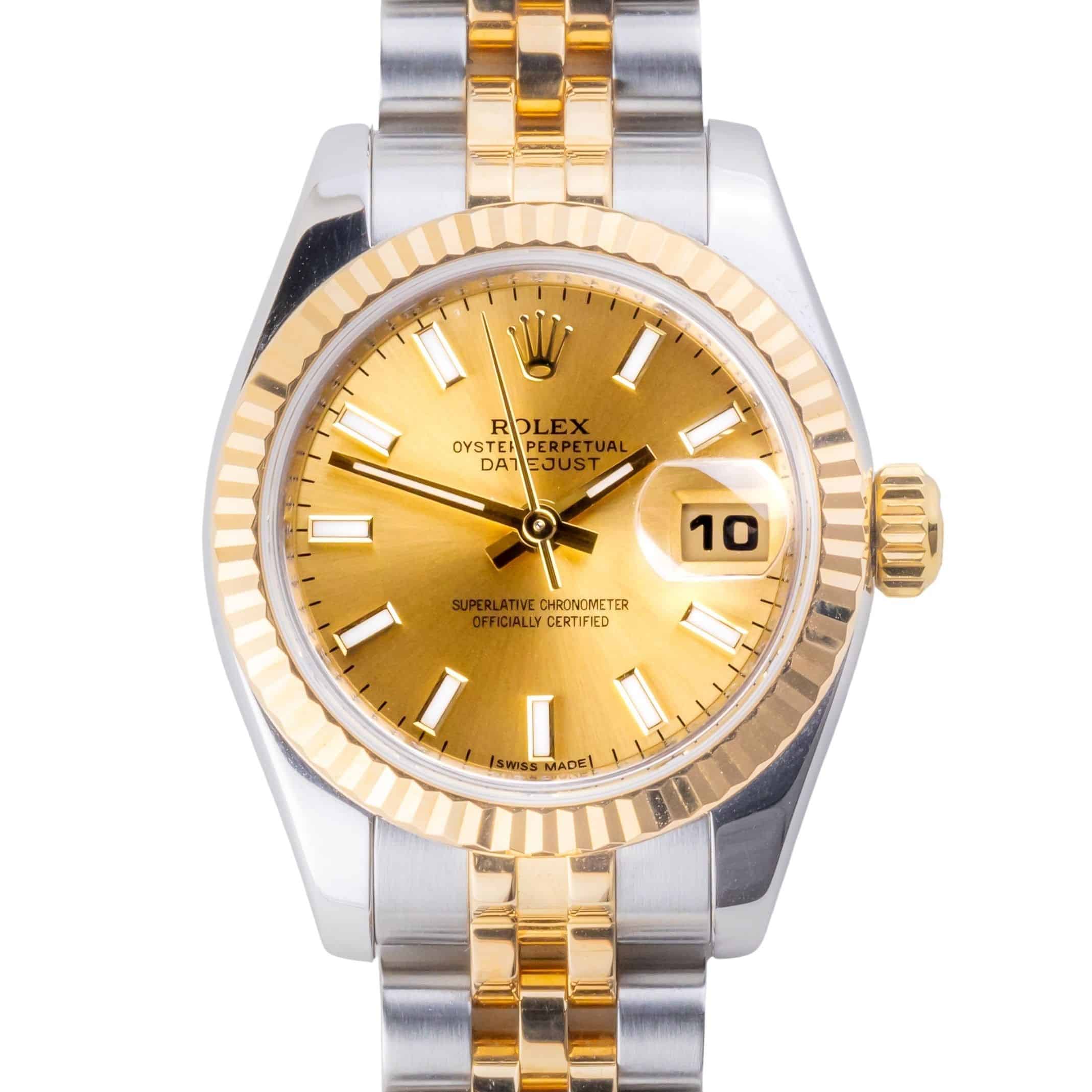 Rolex Lady-Datejust Champagne 179173 2008 3 Rolex Lady-Datejust Champagne 179173 2008 – Bild 3