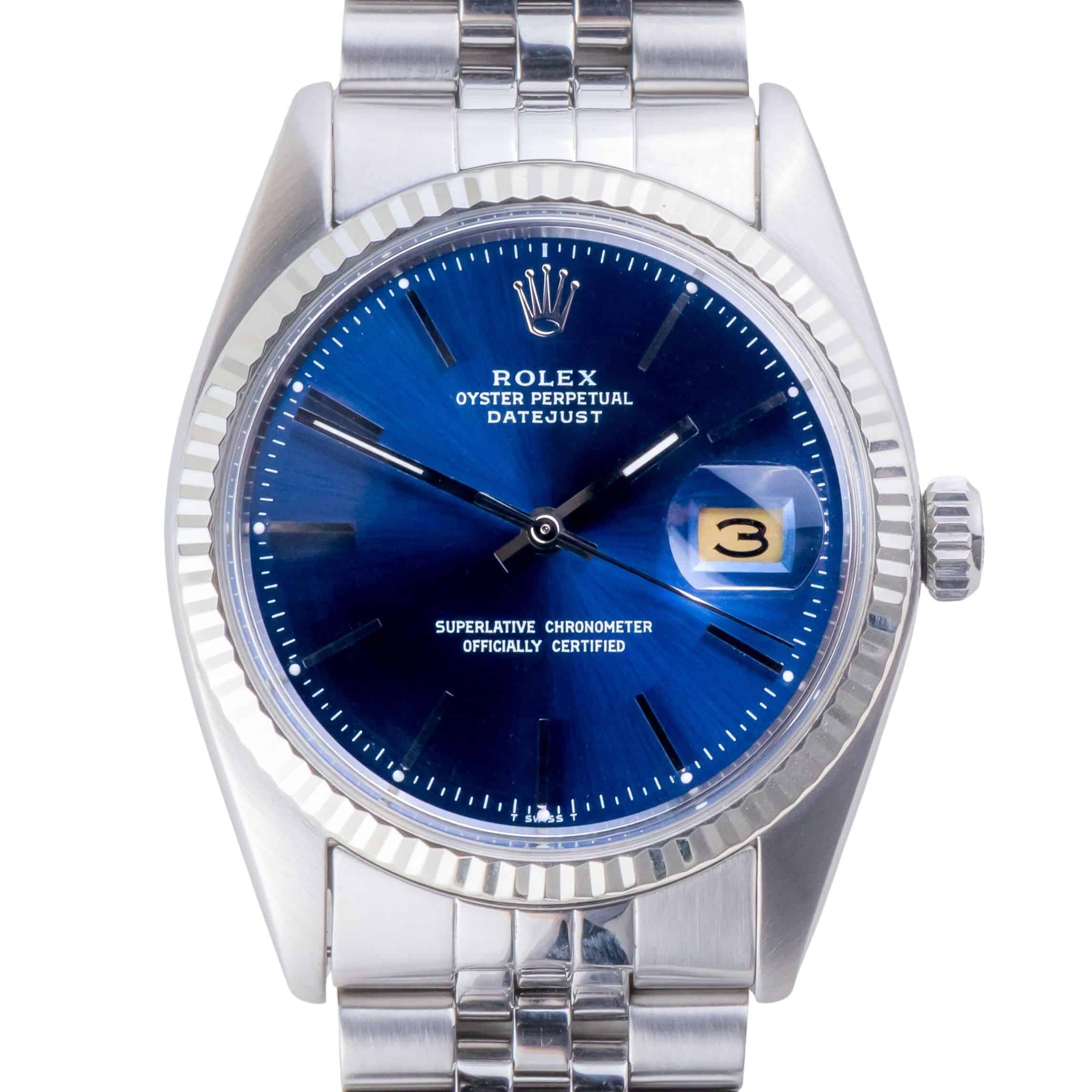 Rolex Oyster Perpetual Datejust Blue 16014 1979 (Box) 3 Rolex Oyster Perpetual Datejust Blue 16014 1979 (Box) – Bild 3